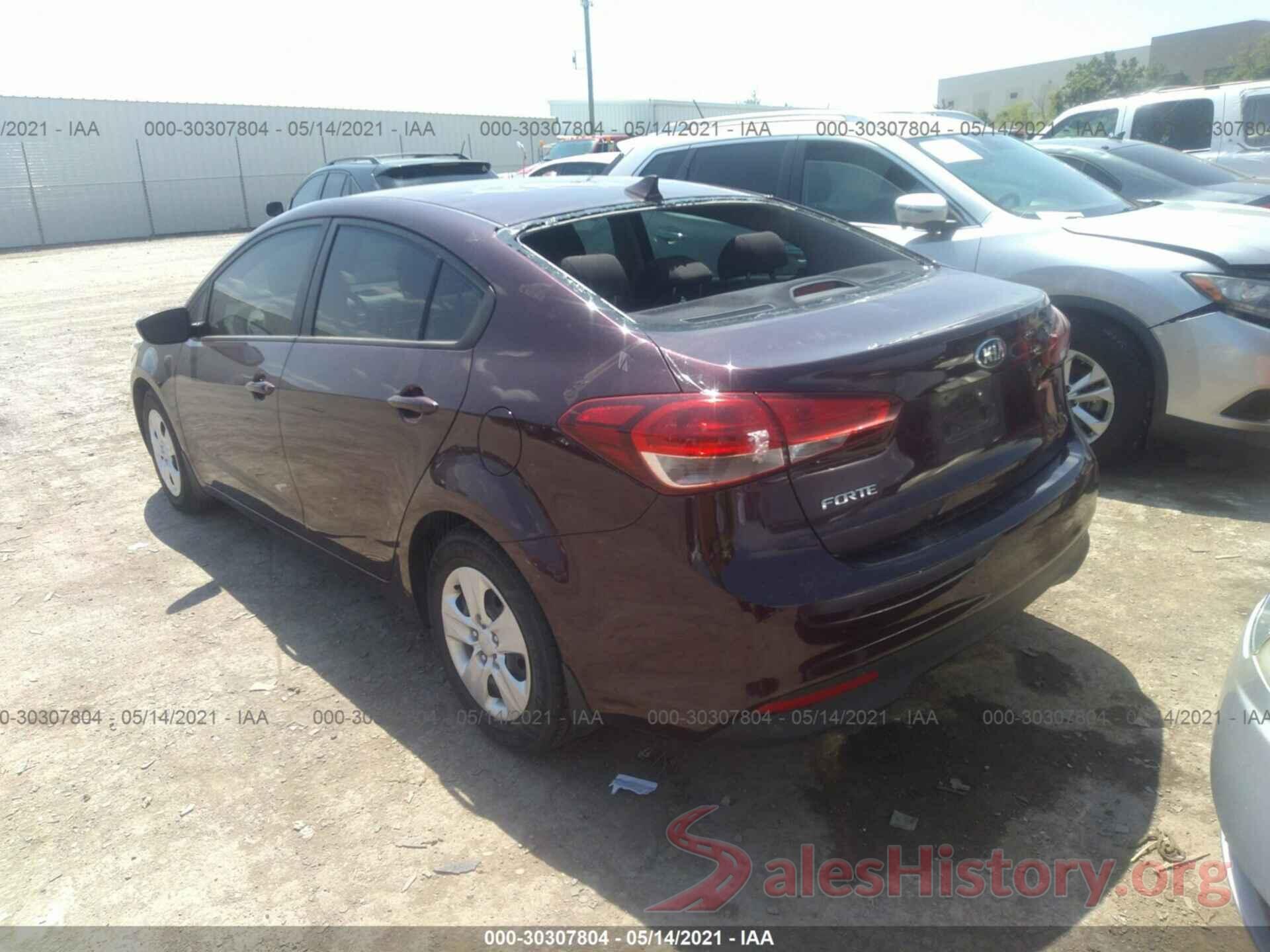 3KPFK4A73JE168327 2018 KIA FORTE