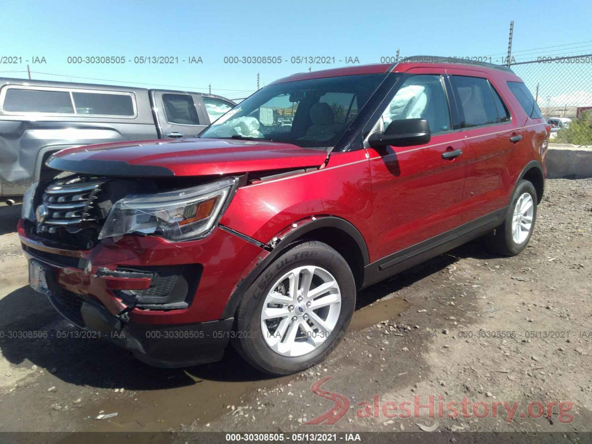 1FM5K8B87HGC54918 2017 FORD EXPLORER