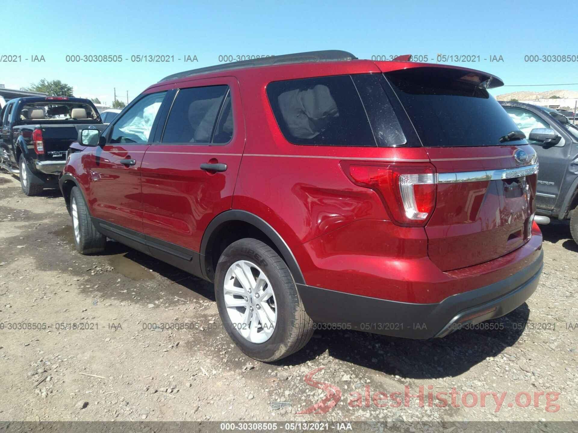 1FM5K8B87HGC54918 2017 FORD EXPLORER