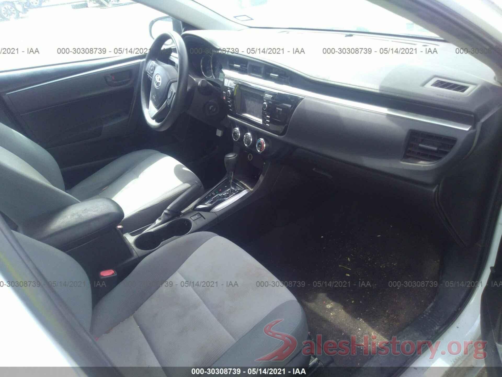 5YFBURHE5GP390322 2016 TOYOTA COROLLA