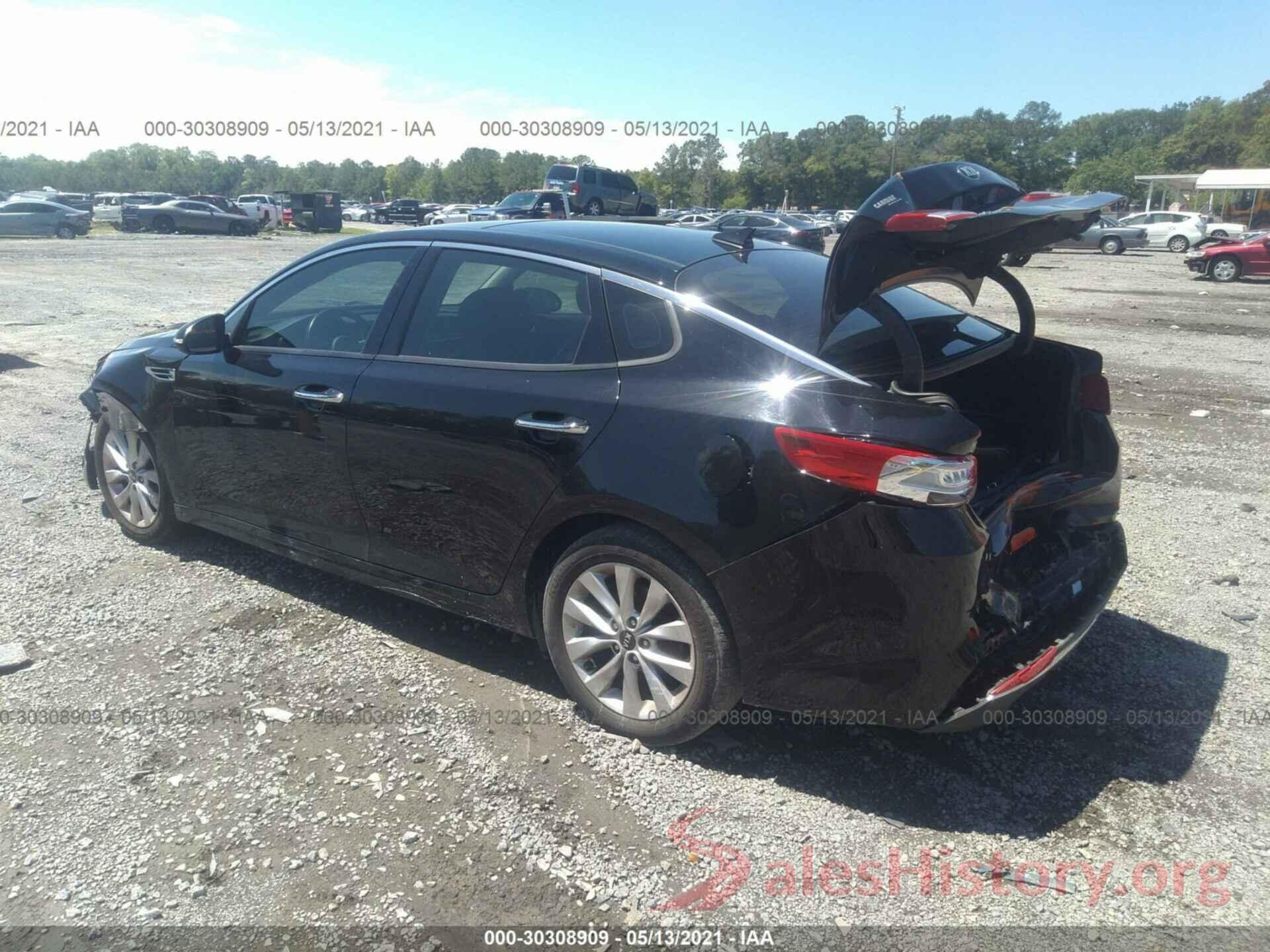 5XXGU4L3XGG118291 2016 KIA OPTIMA