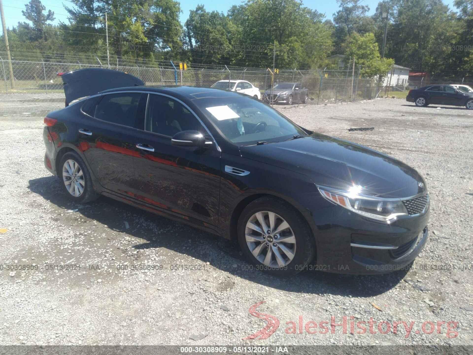 5XXGU4L3XGG118291 2016 KIA OPTIMA