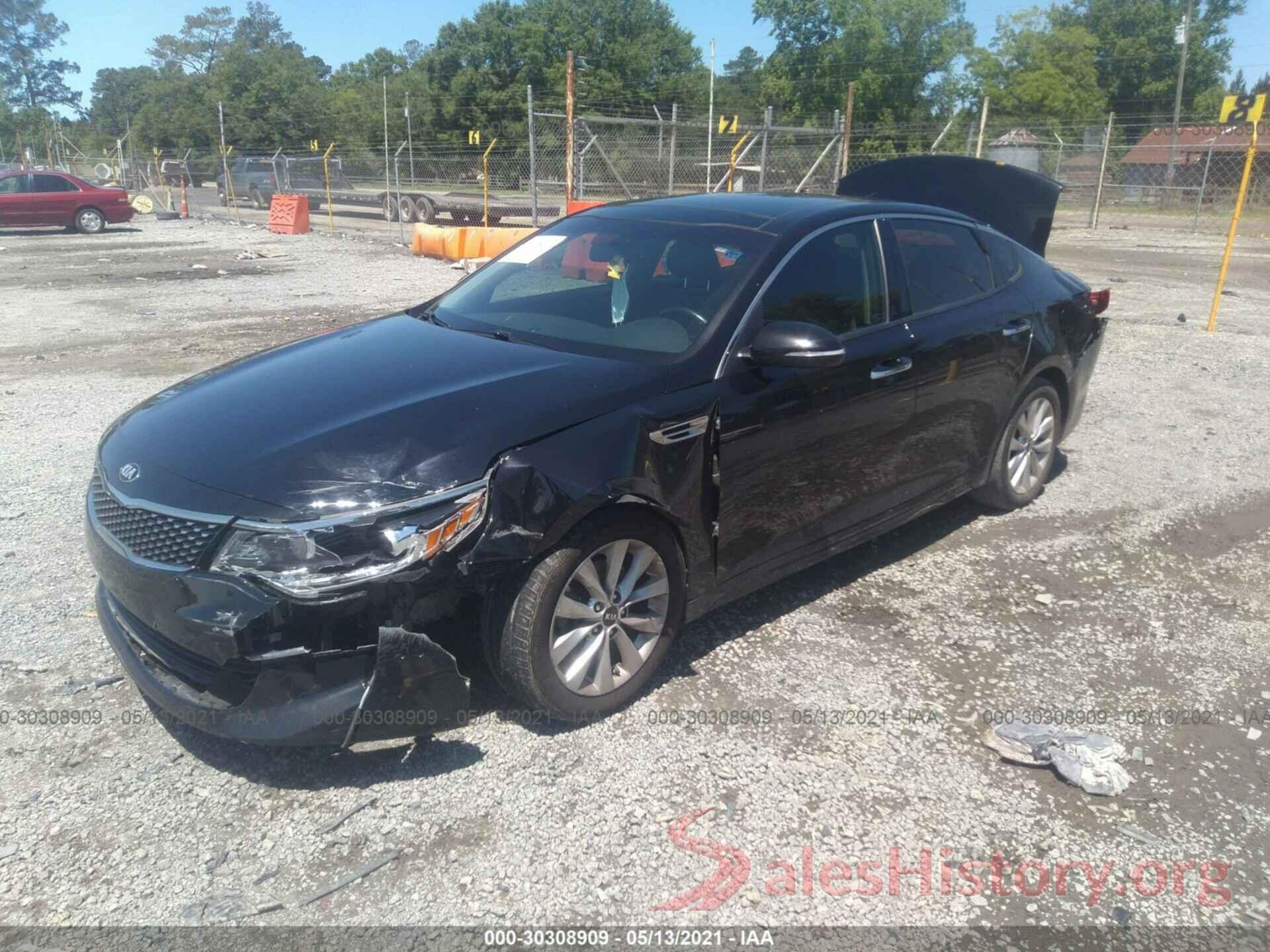 5XXGU4L3XGG118291 2016 KIA OPTIMA