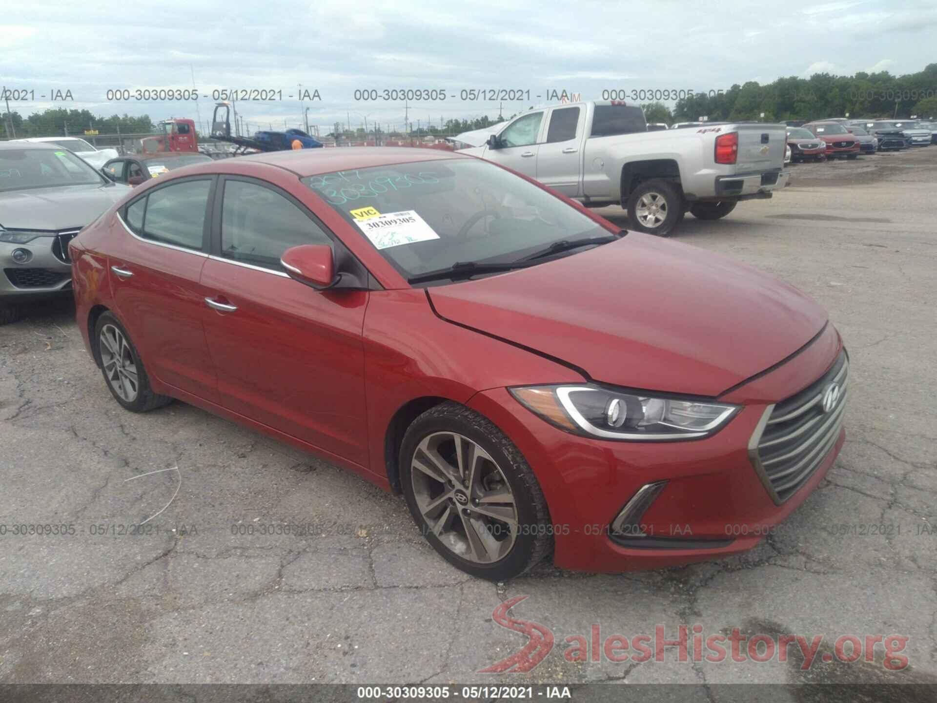 5NPD84LF1HH006146 2017 HYUNDAI ELANTRA