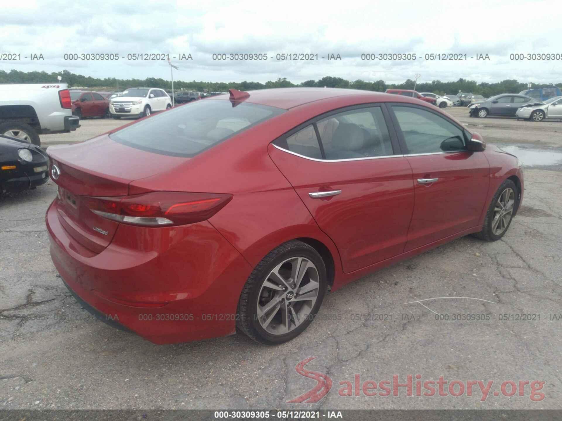 5NPD84LF1HH006146 2017 HYUNDAI ELANTRA