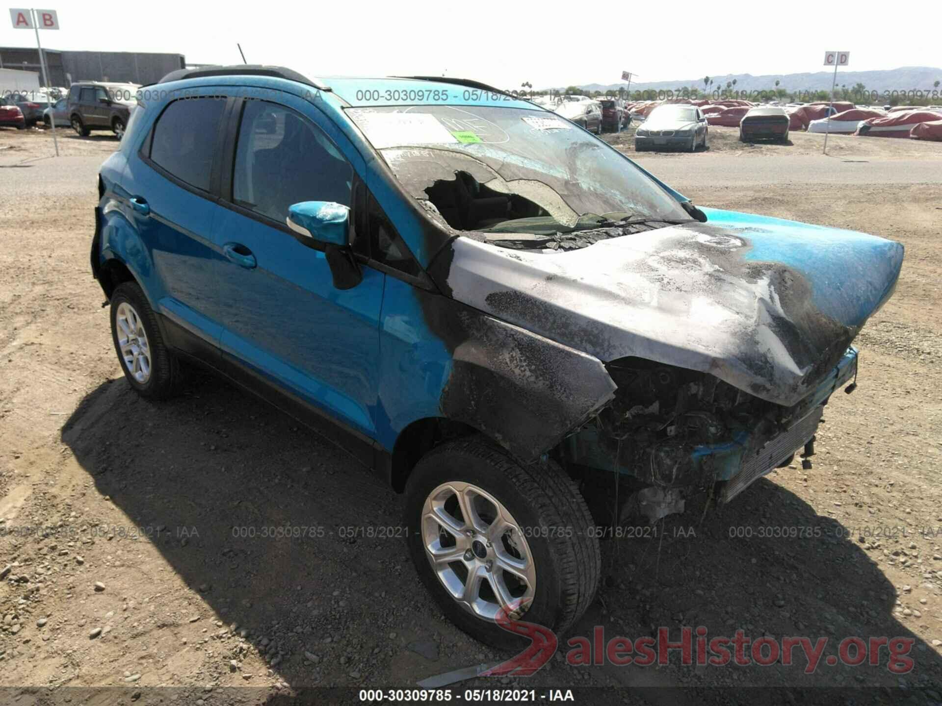 MAJ6P1UL9JC227161 2018 FORD ECOSPORT