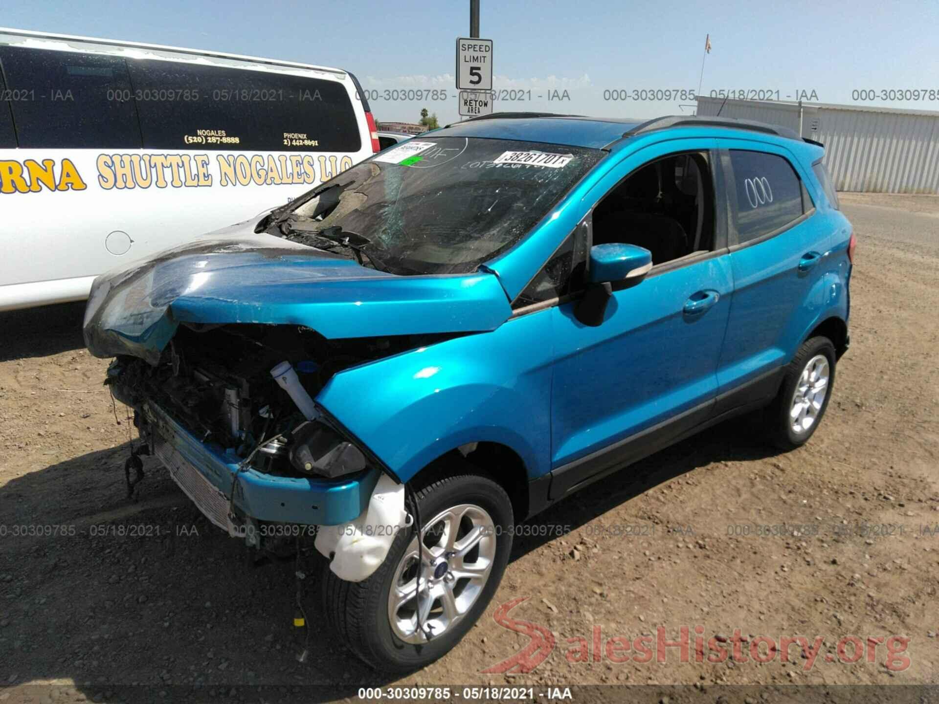 MAJ6P1UL9JC227161 2018 FORD ECOSPORT