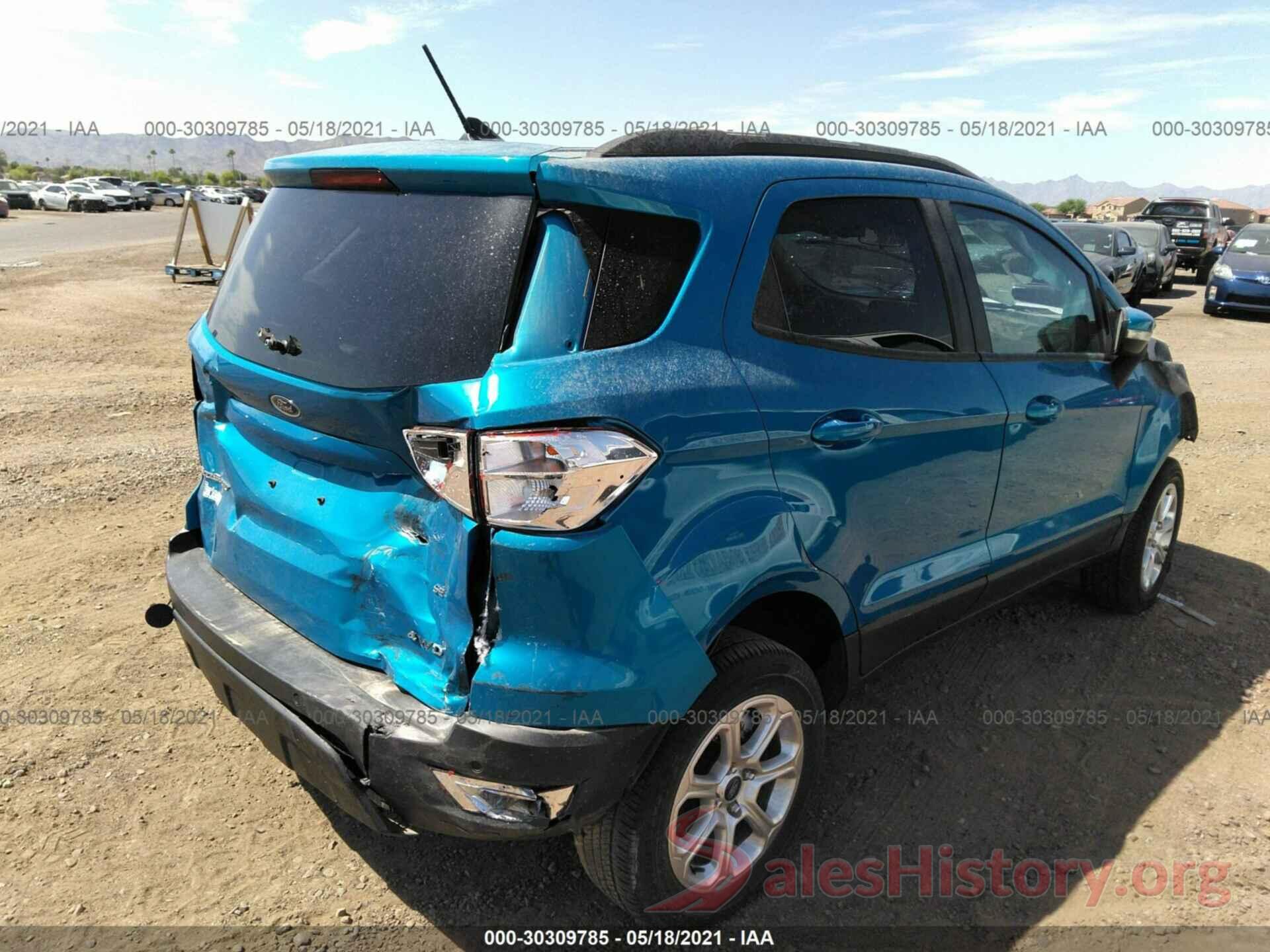 MAJ6P1UL9JC227161 2018 FORD ECOSPORT