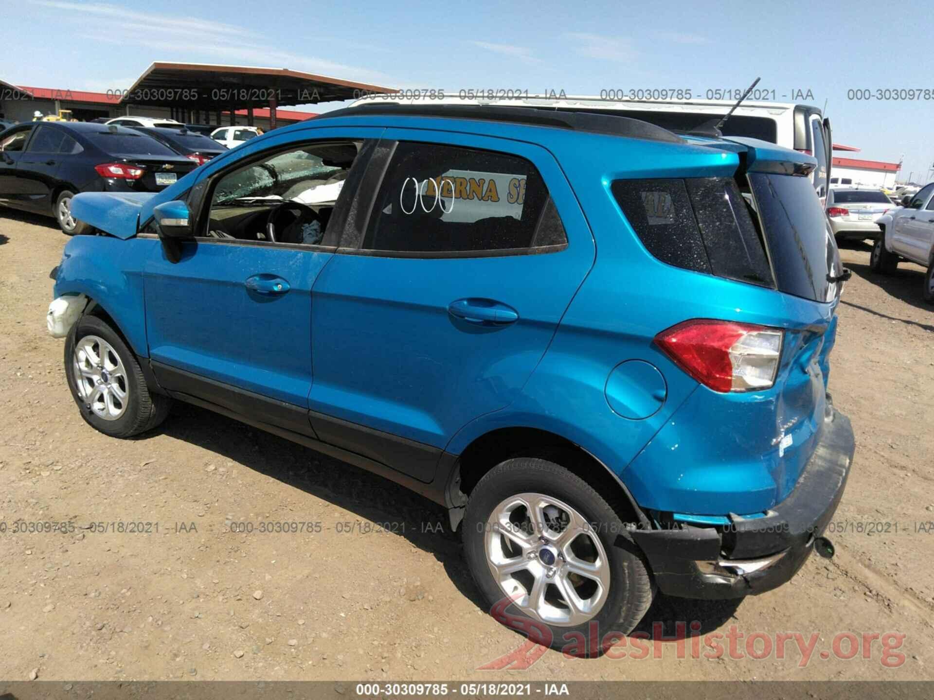 MAJ6P1UL9JC227161 2018 FORD ECOSPORT