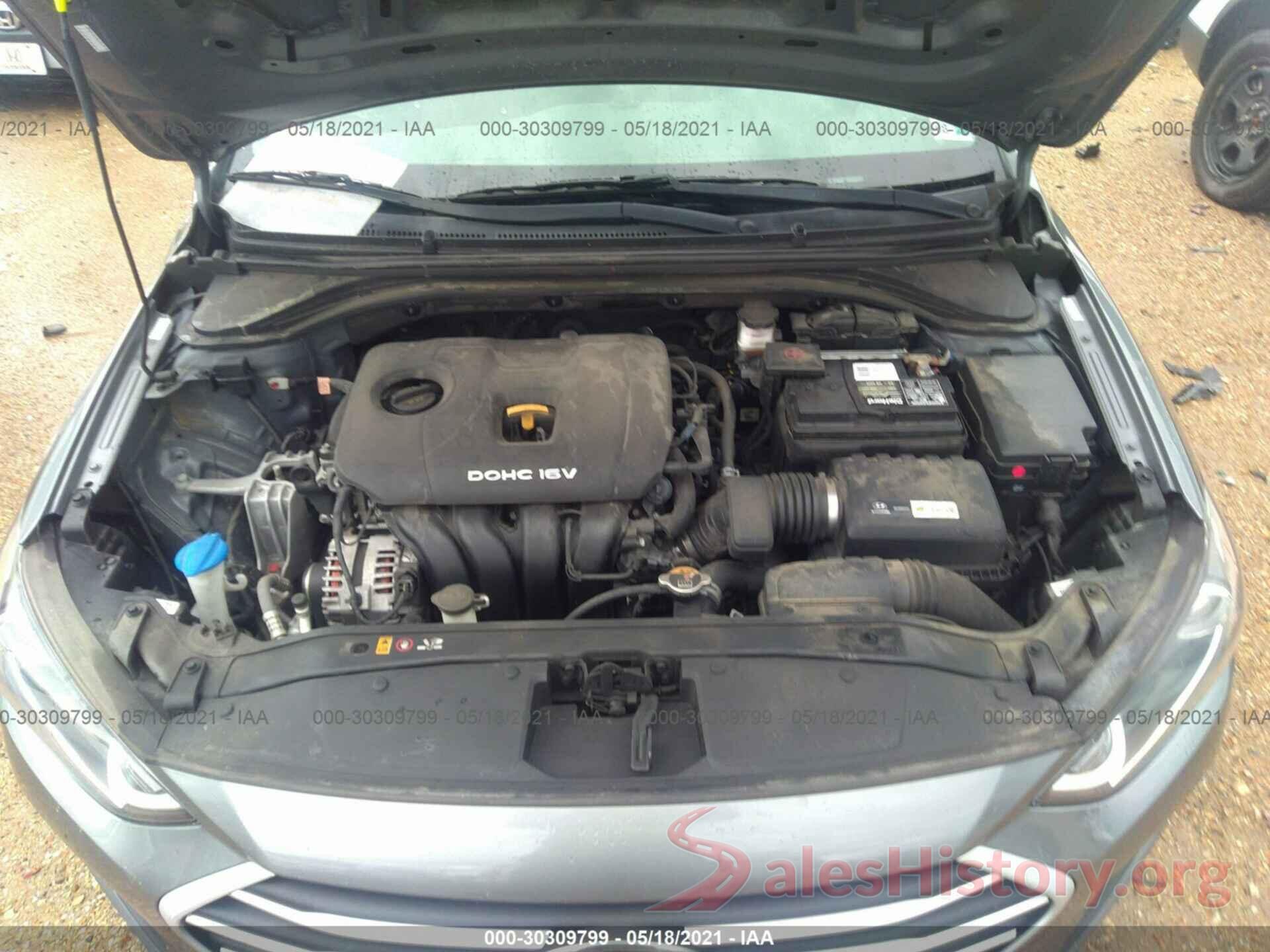 KMHD74LF5JU606968 2018 HYUNDAI ELANTRA