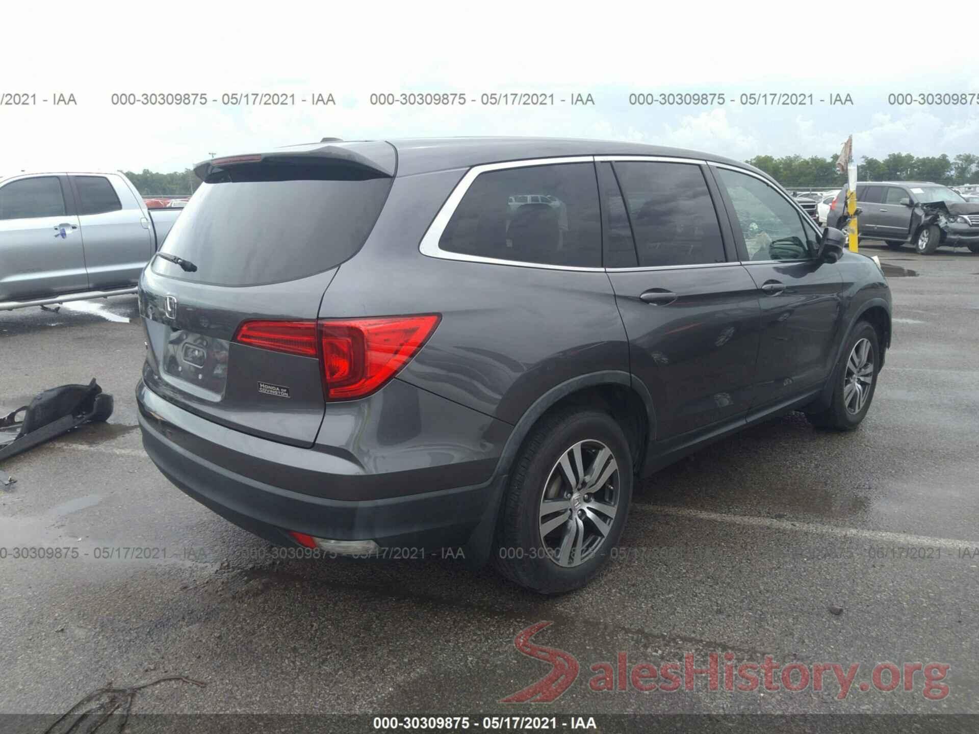 5FNYF5H54HB027309 2017 HONDA PILOT