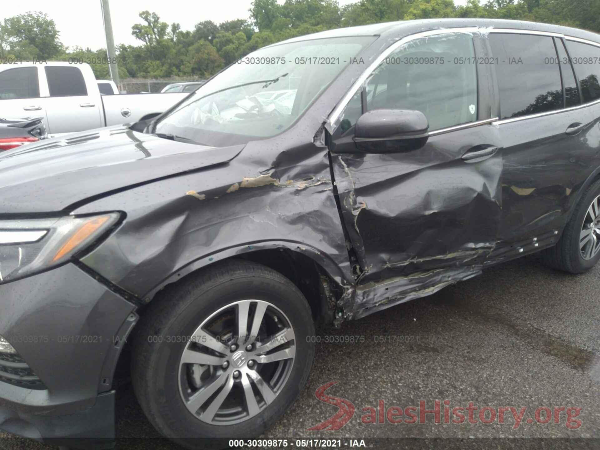 5FNYF5H54HB027309 2017 HONDA PILOT