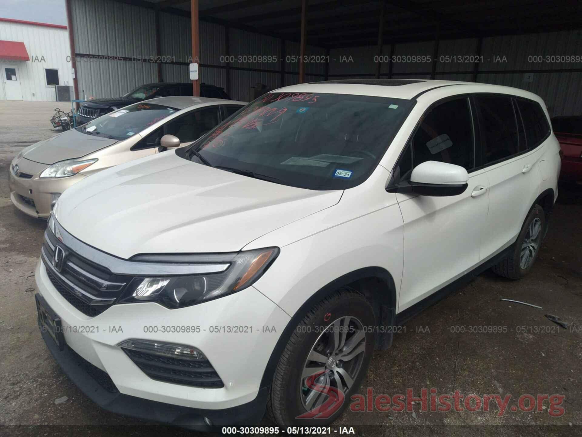 5FNYF5H70GB040154 2016 HONDA PILOT