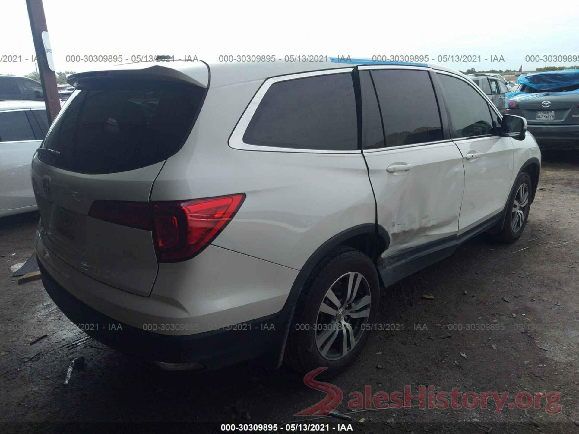 5FNYF5H70GB040154 2016 HONDA PILOT