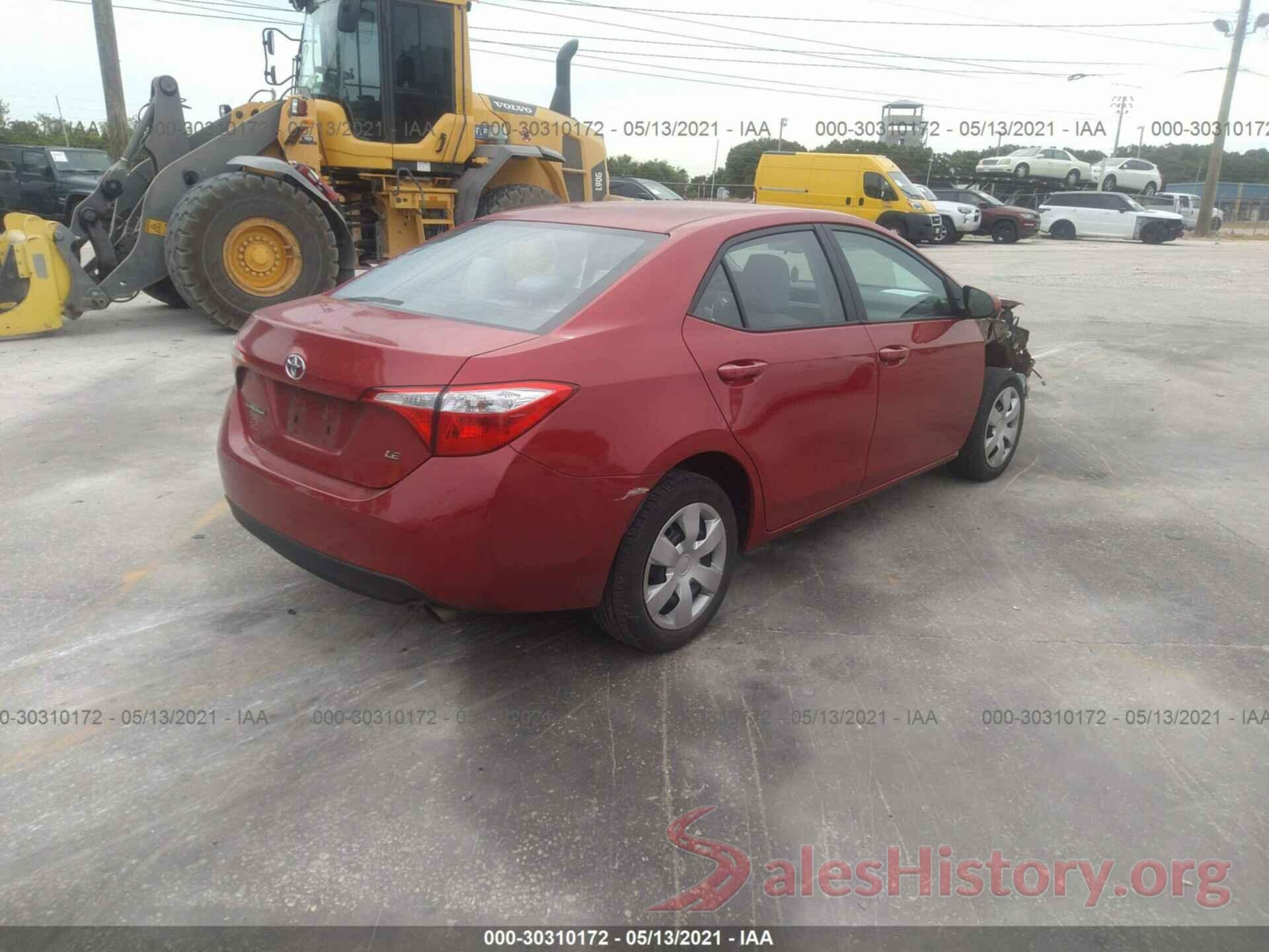 5YFBURHE3GP371719 2016 TOYOTA COROLLA