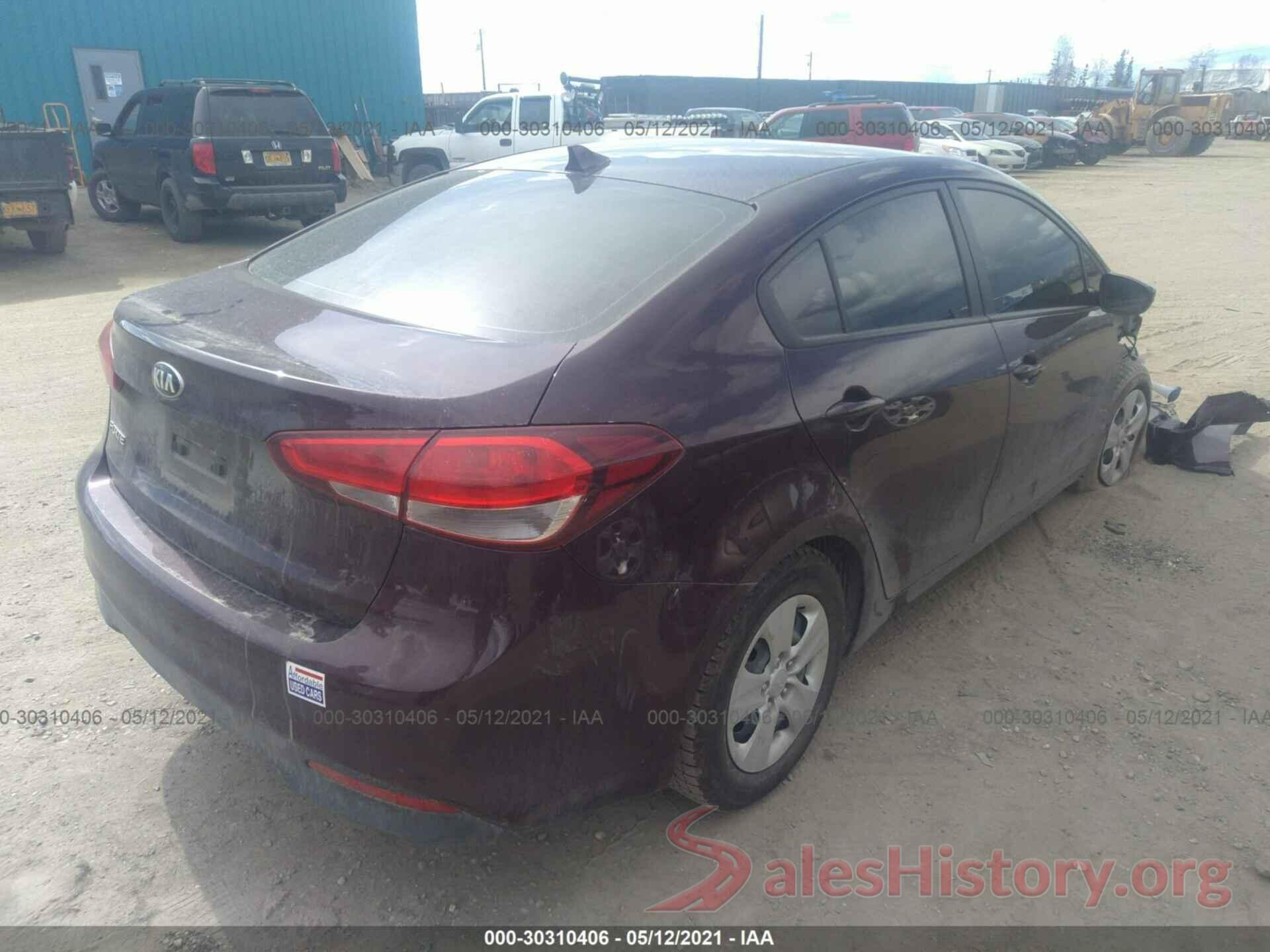 3KPFK4A74JE194628 2018 KIA FORTE