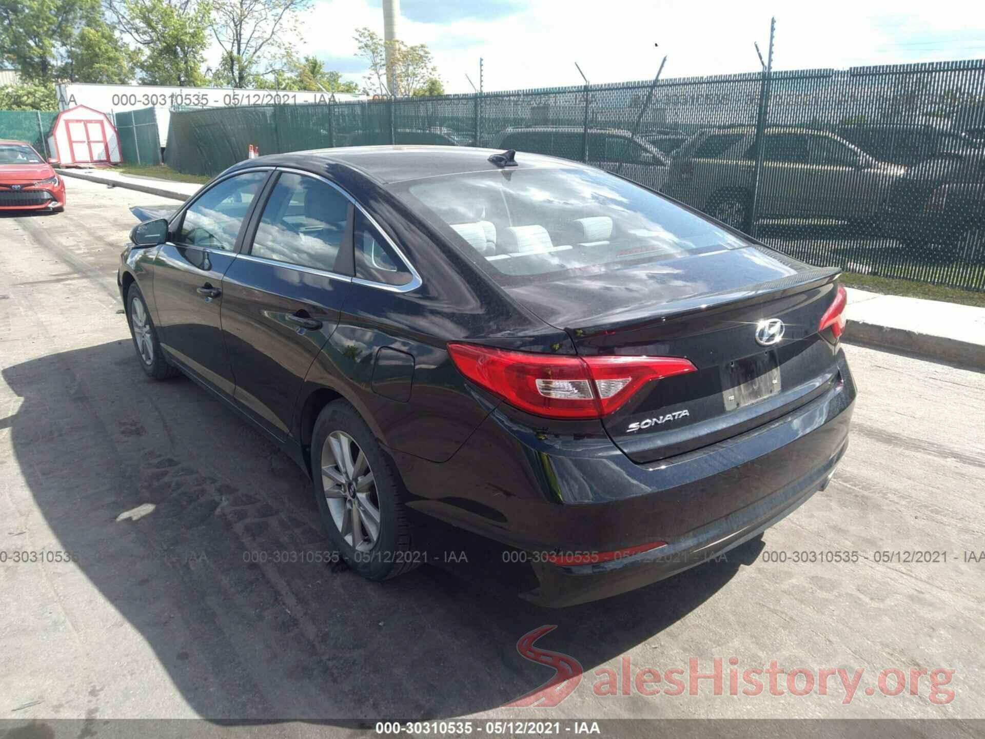 5NPE24AF8GH260962 2016 HYUNDAI SONATA