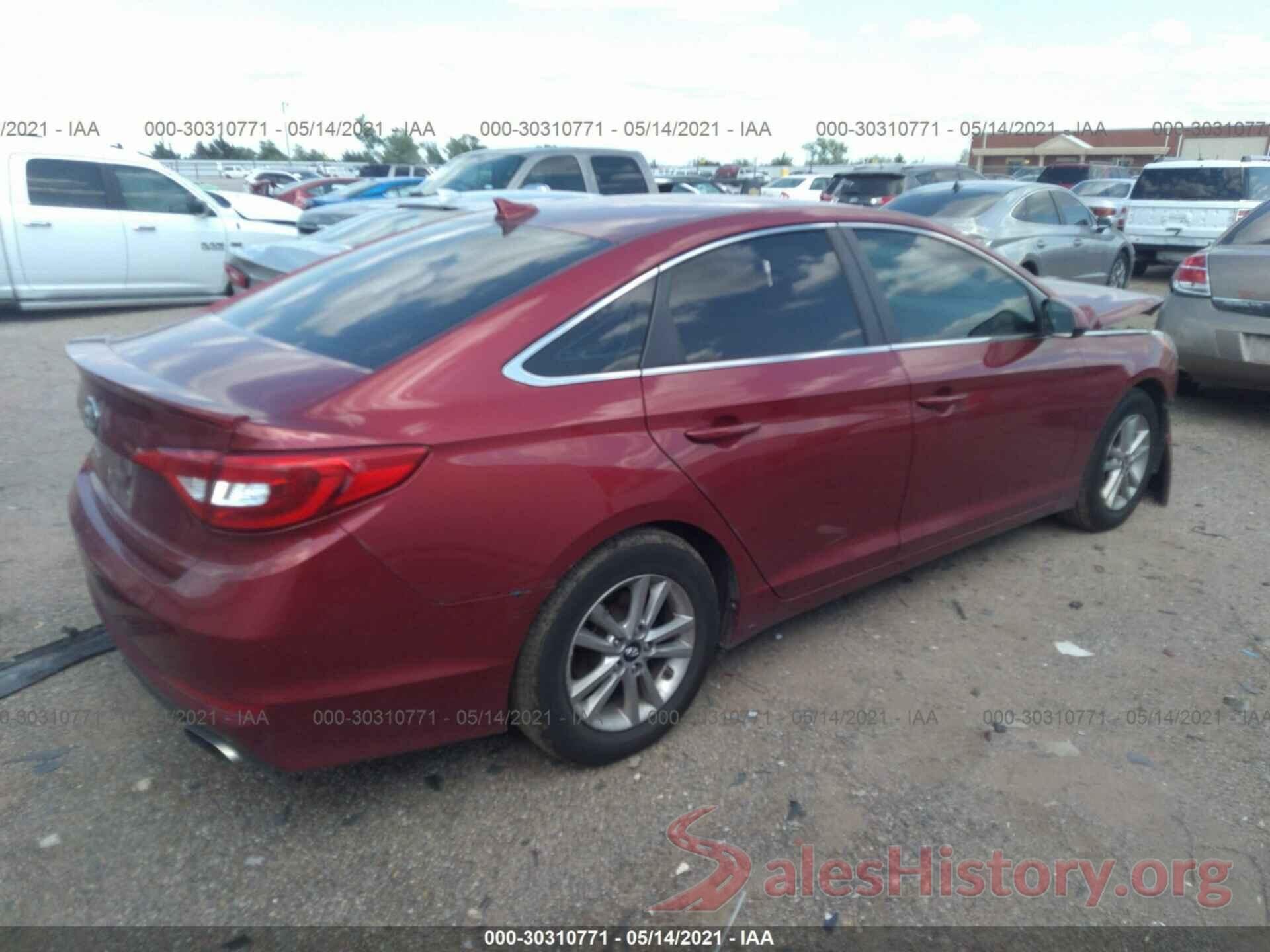 5NPE24AF3GH398408 2016 HYUNDAI SONATA