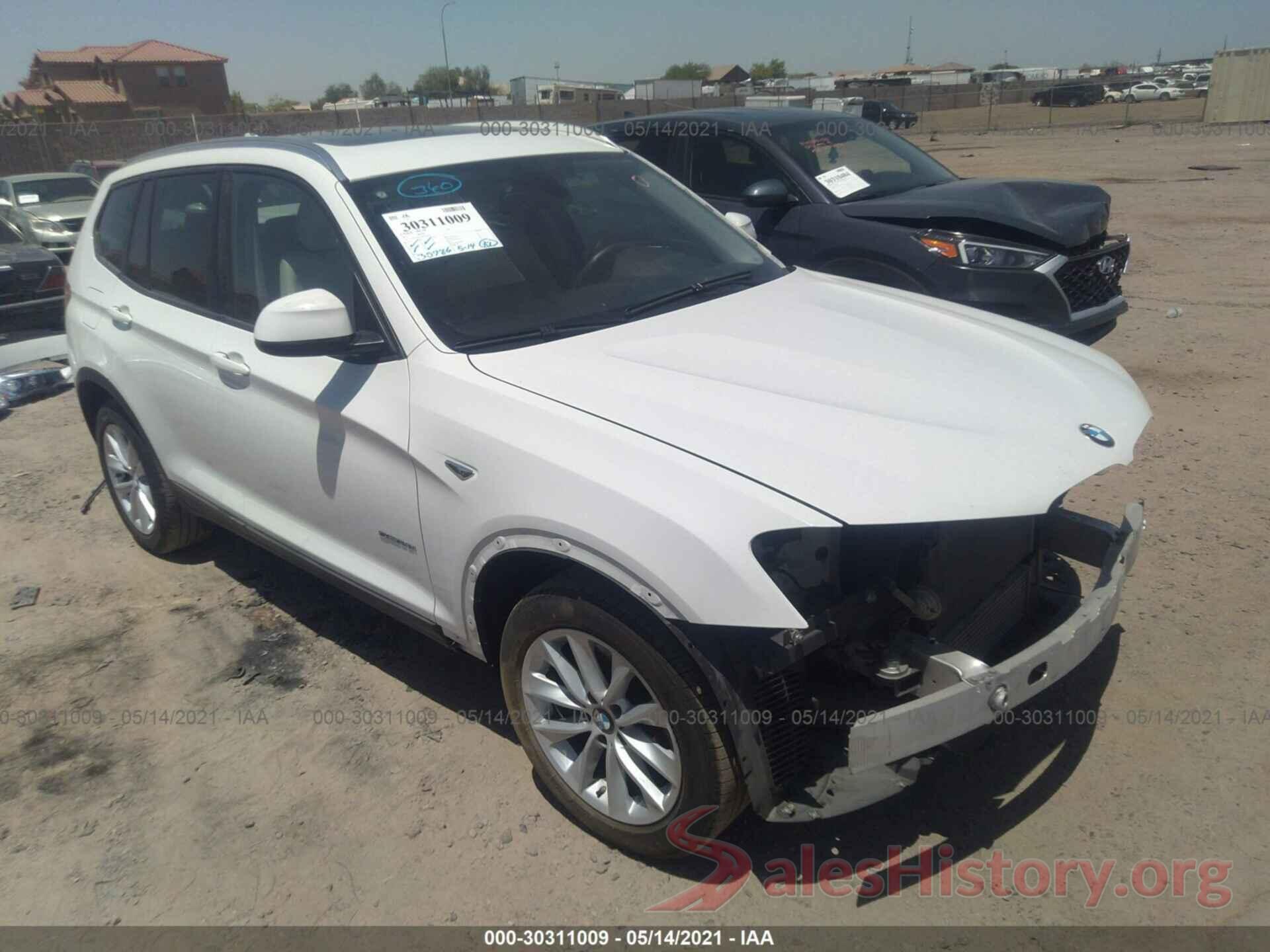 5UXWZ7C52H0V86002 2017 BMW X3