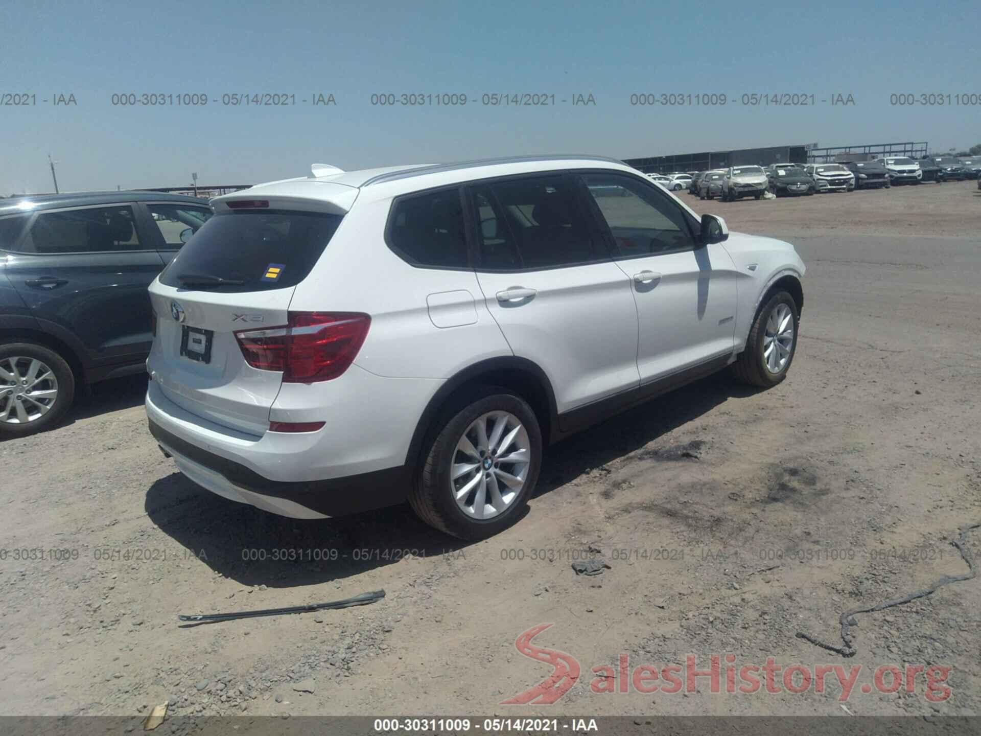 5UXWZ7C52H0V86002 2017 BMW X3