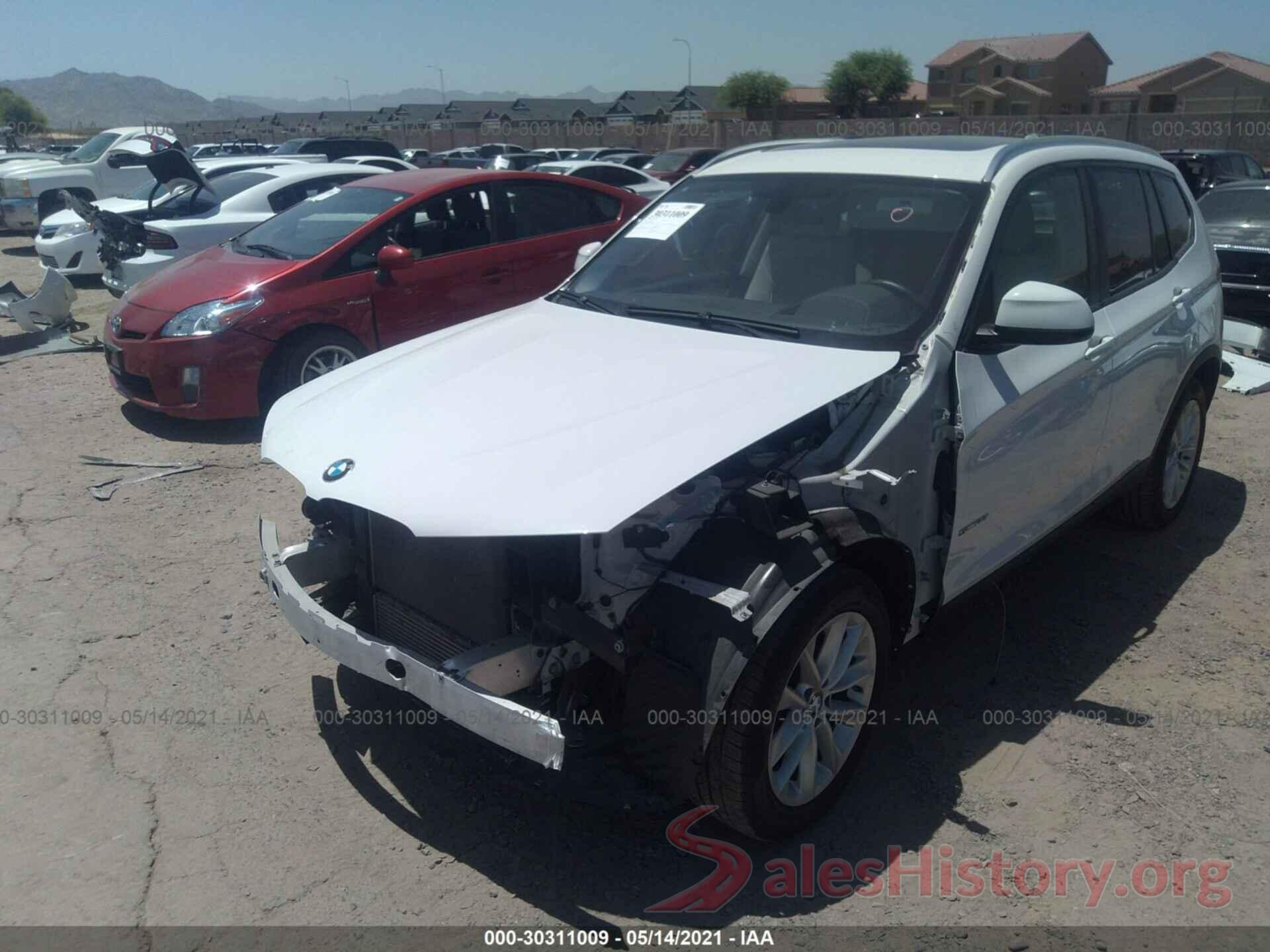 5UXWZ7C52H0V86002 2017 BMW X3