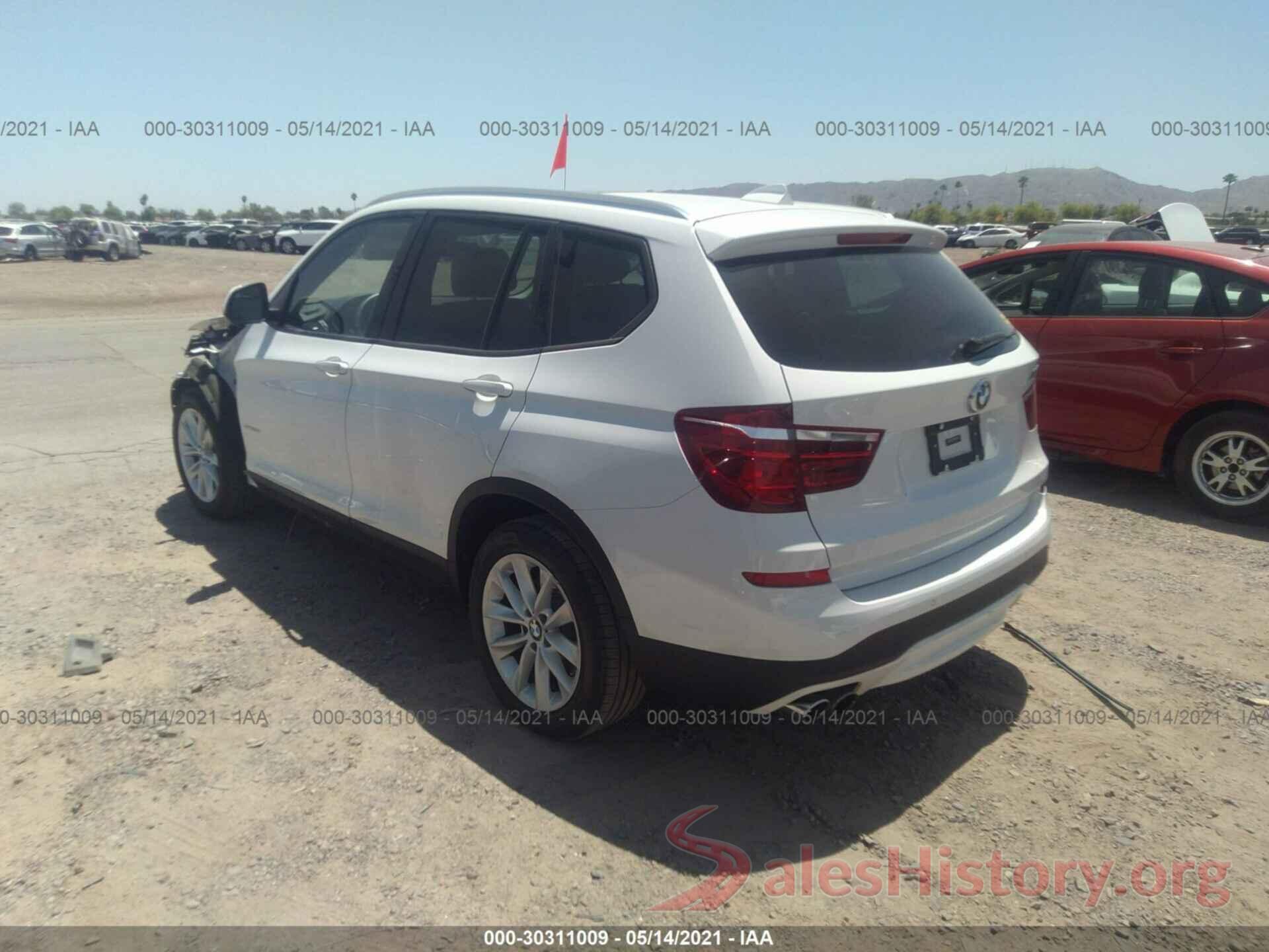 5UXWZ7C52H0V86002 2017 BMW X3