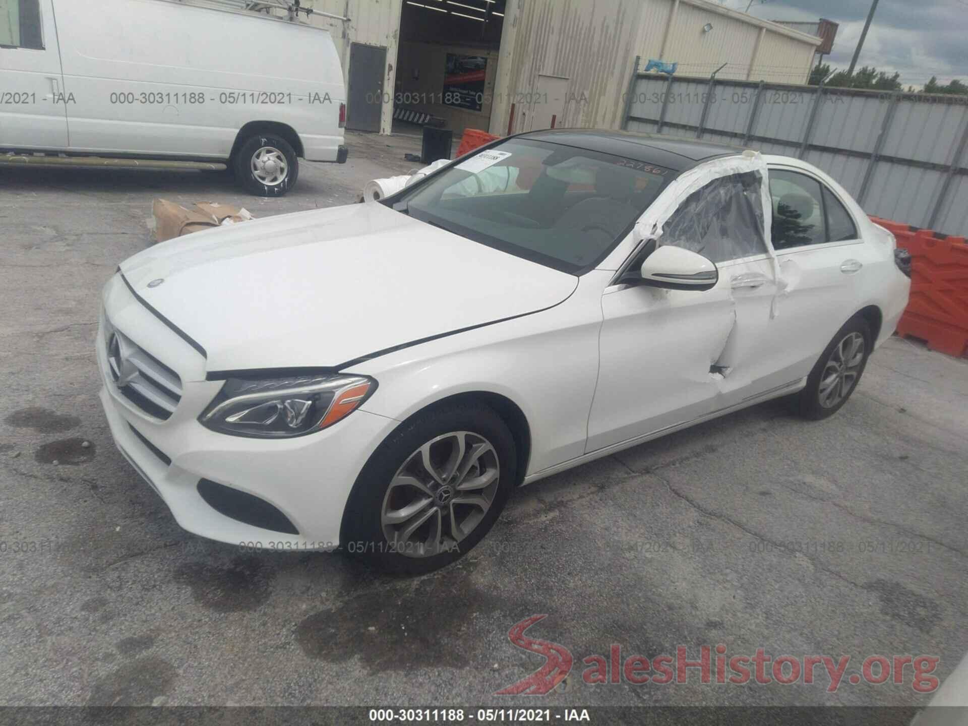 55SWF4KB9HU227861 2017 MERCEDES-BENZ C-CLASS