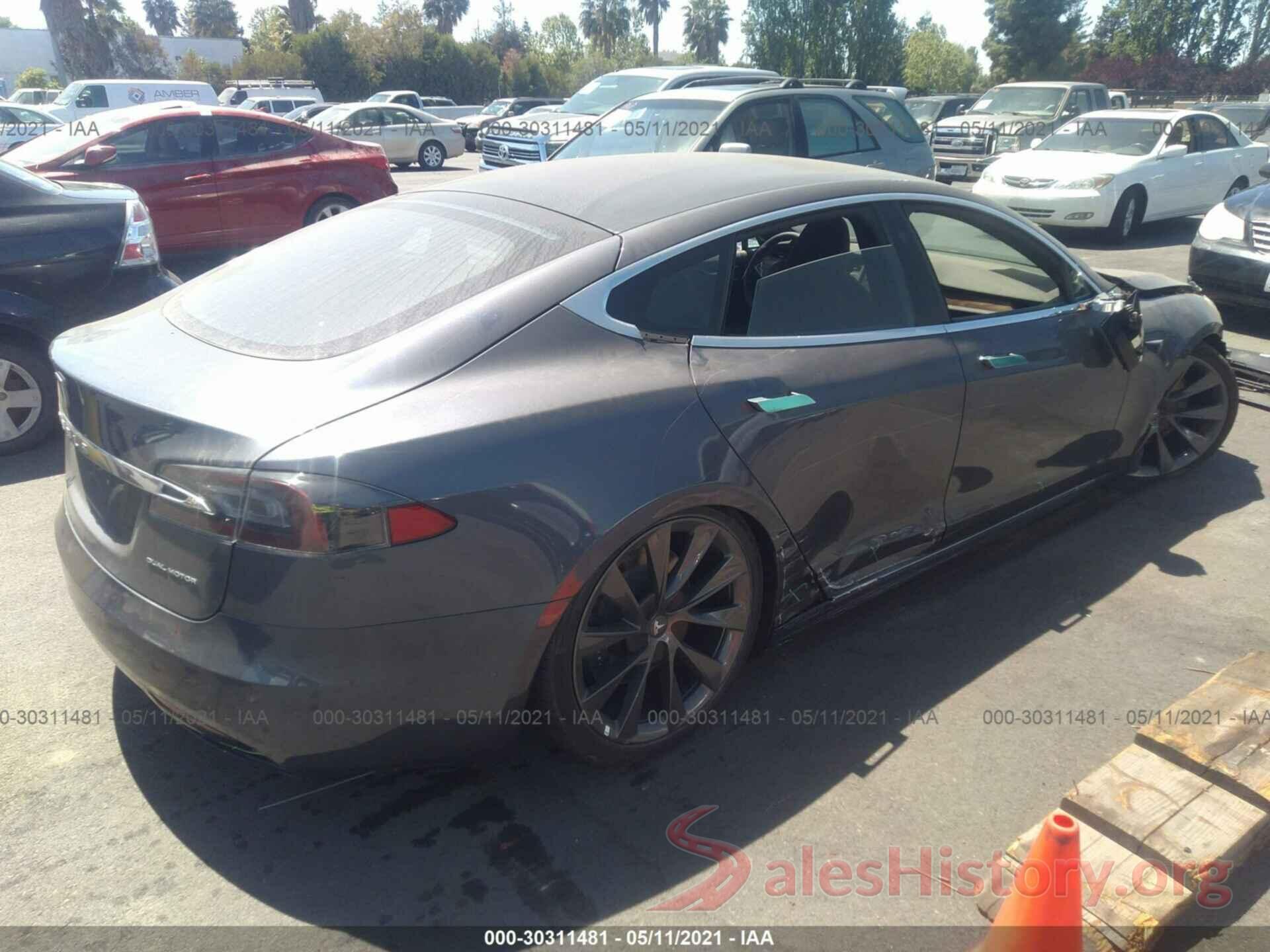 5YJSA7E21MF421953 2021 TESLA MODEL S