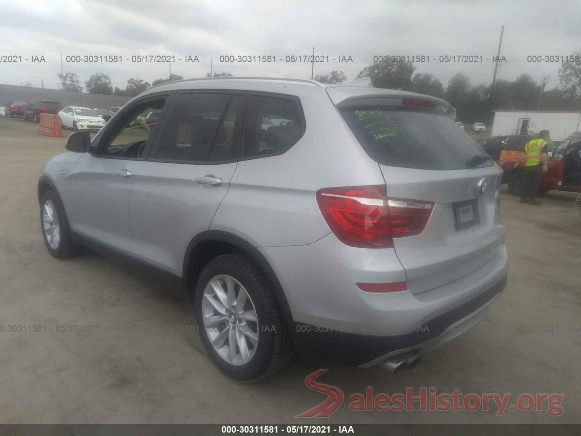 5UXWZ7C50H0V86323 2017 BMW X3