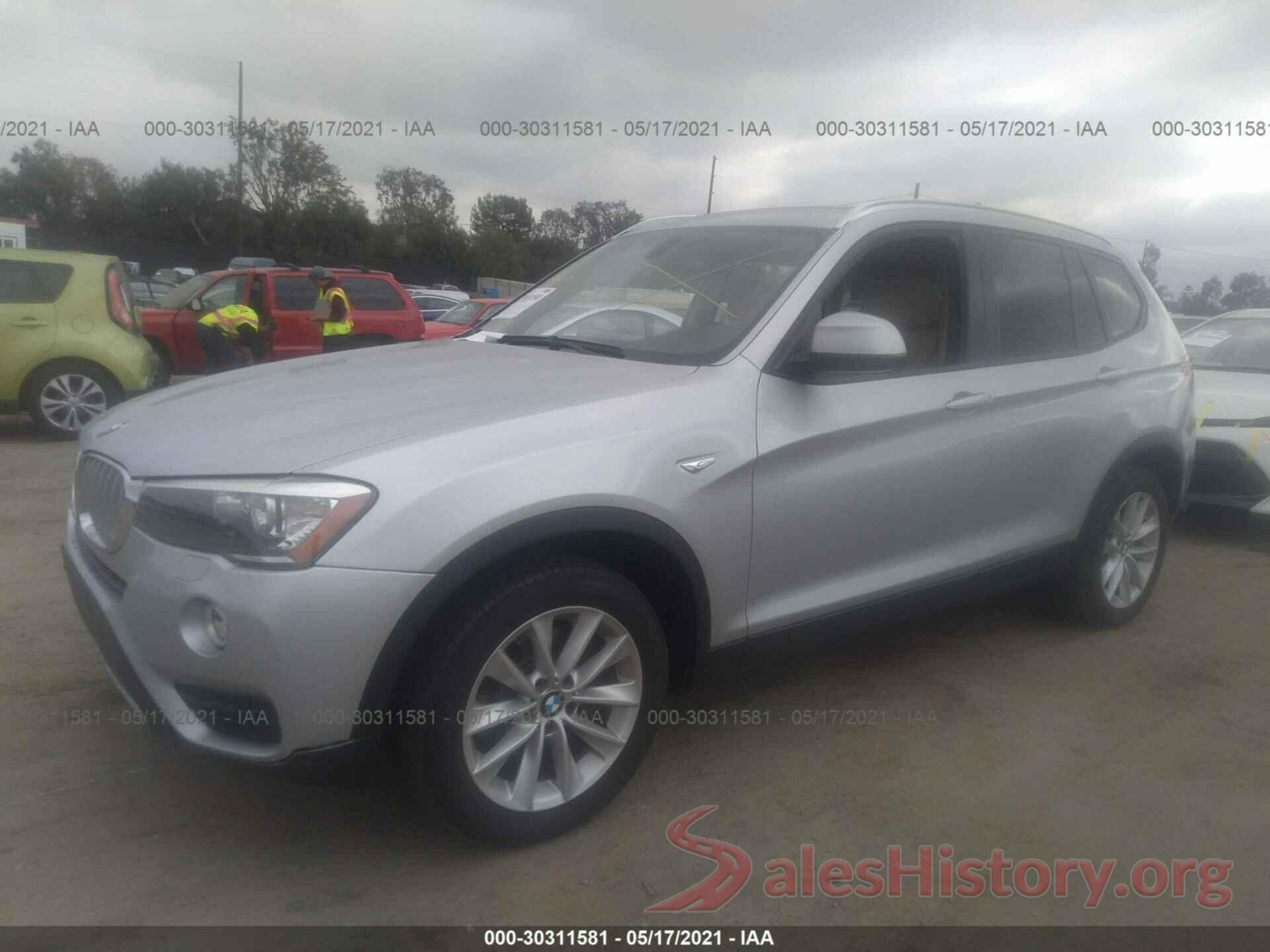 5UXWZ7C50H0V86323 2017 BMW X3