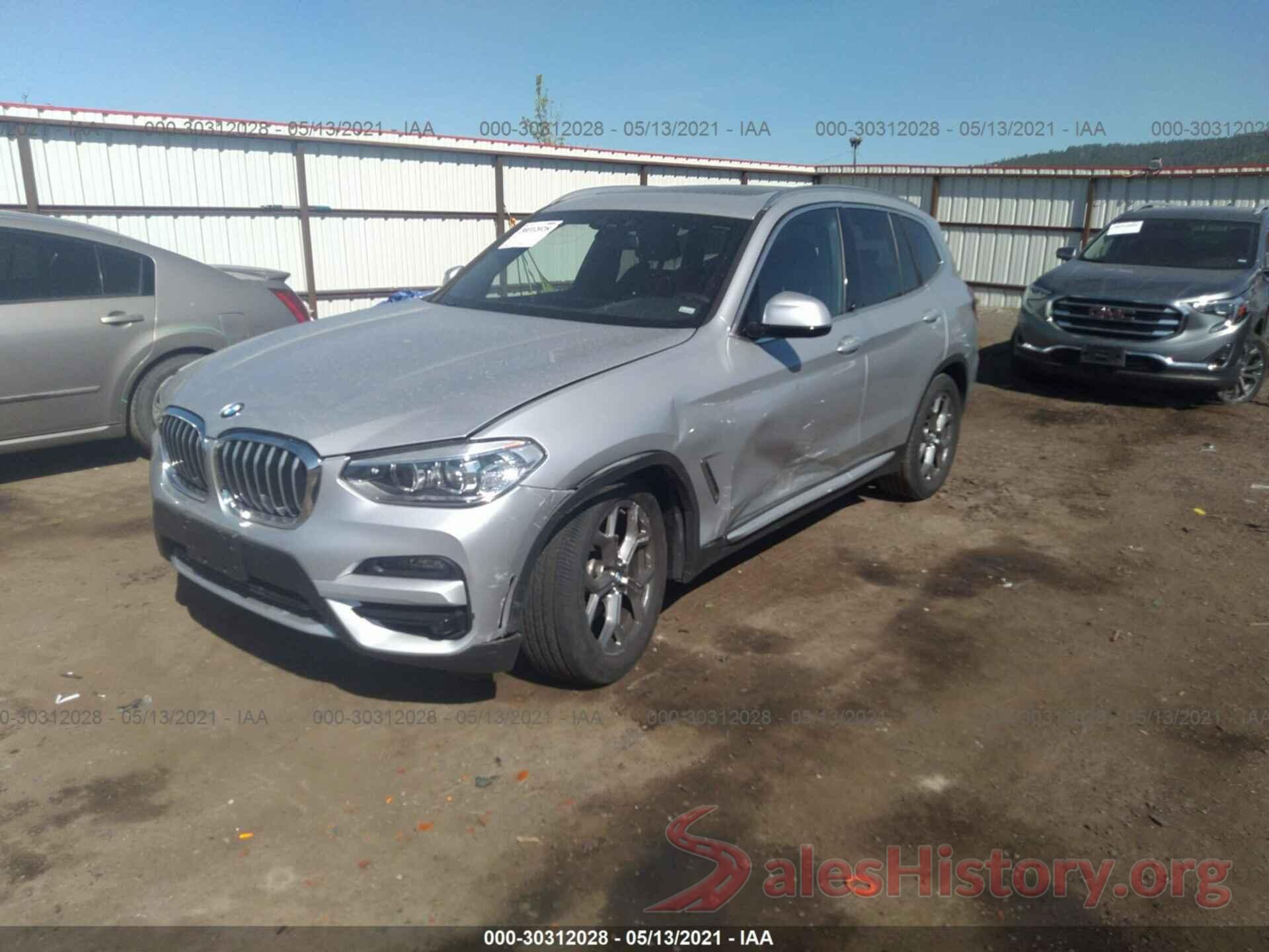 5UXTY5C09M9F13359 2021 BMW X3