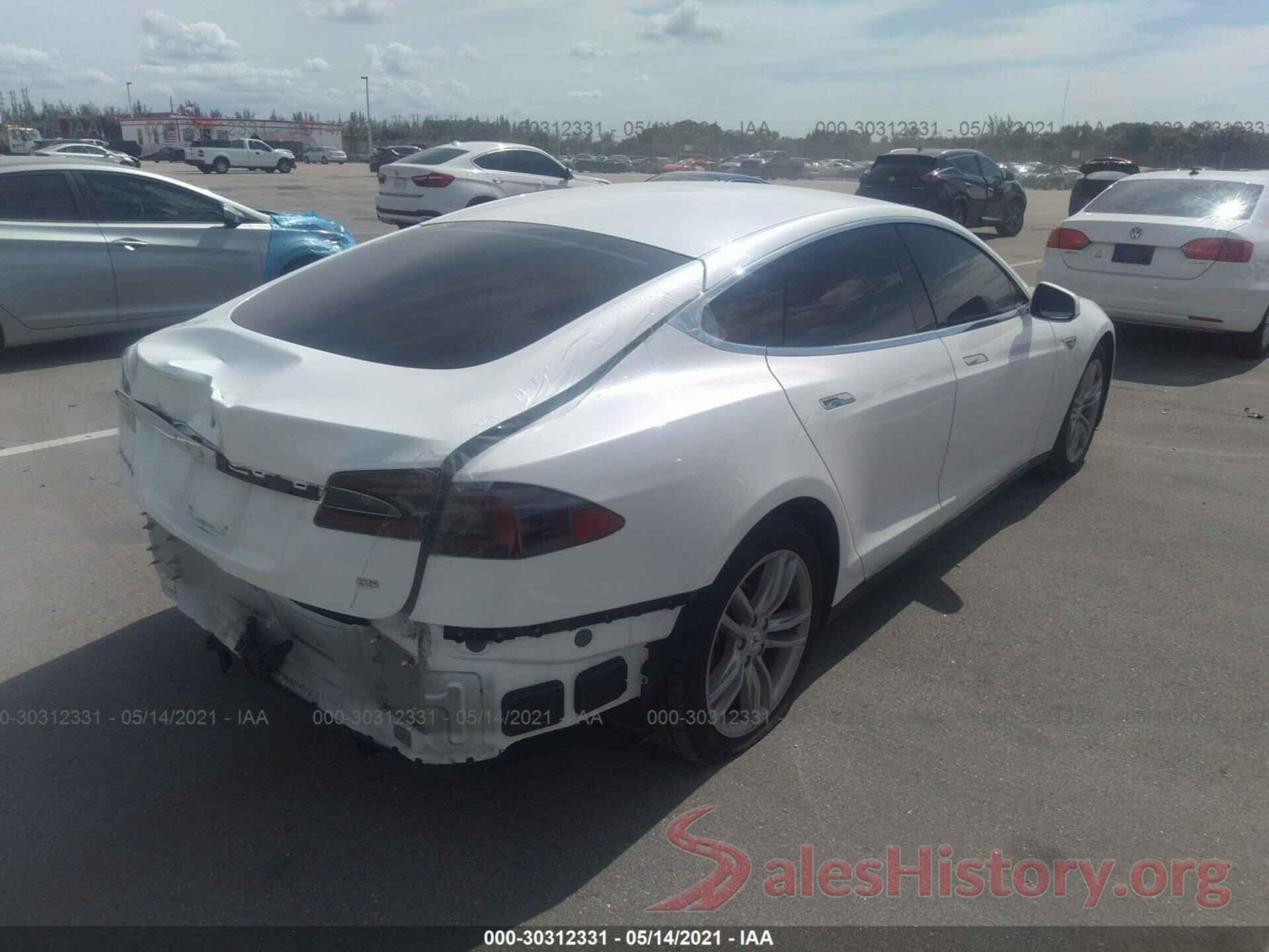 5YJSA1H12EFP48590 2014 TESLA MODEL S