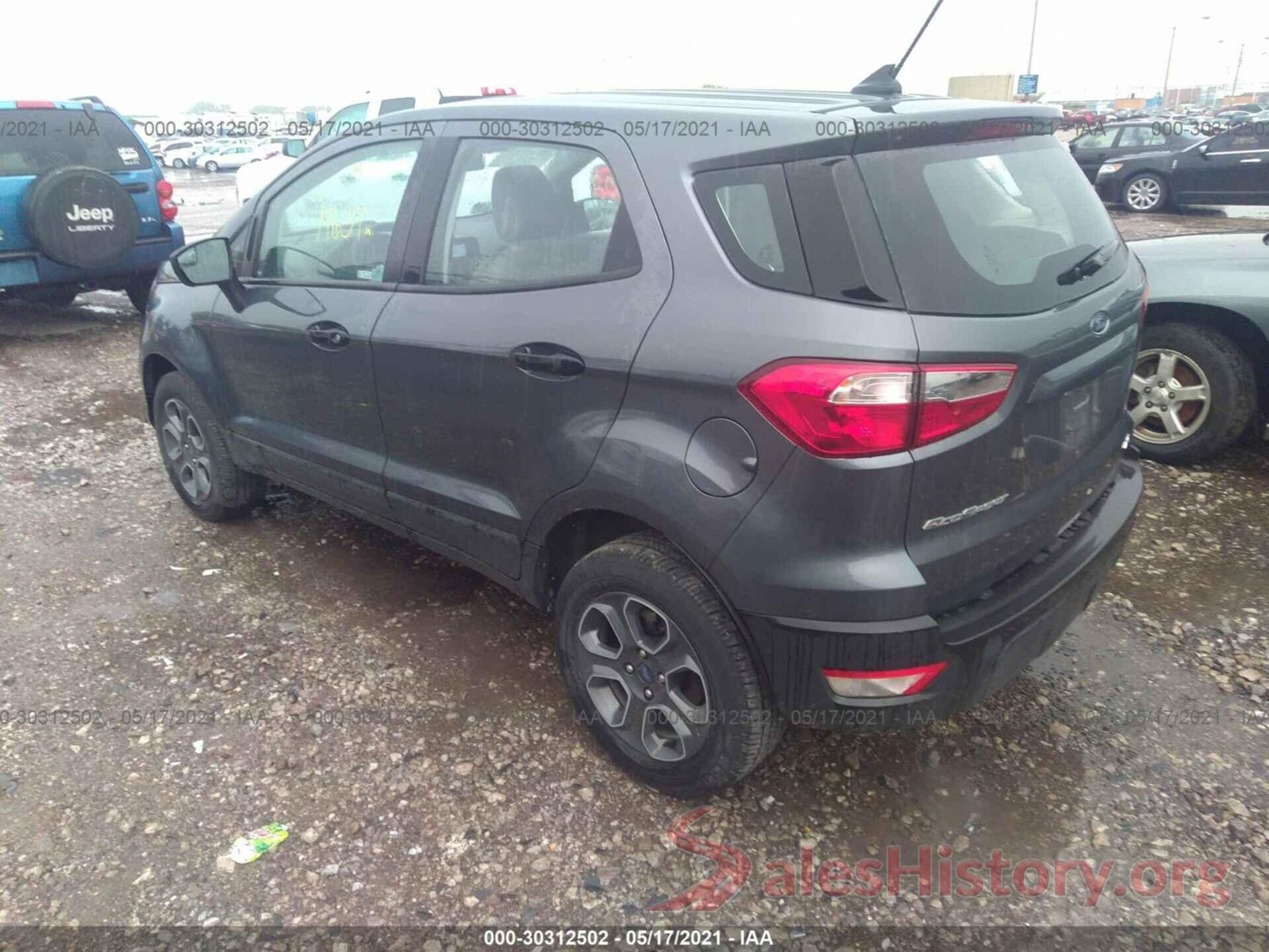 MAJ6S3FL9LC318229 2020 FORD ECOSPORT