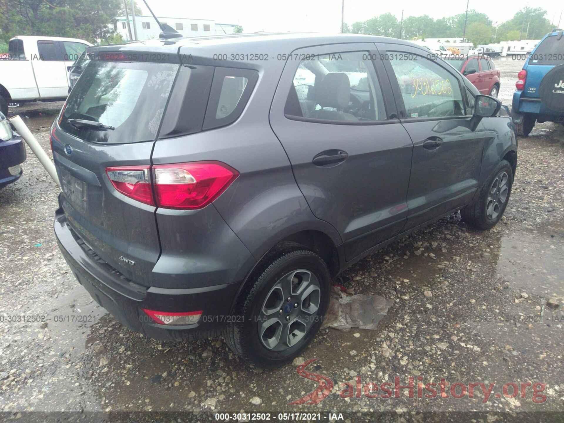 MAJ6S3FL9LC318229 2020 FORD ECOSPORT