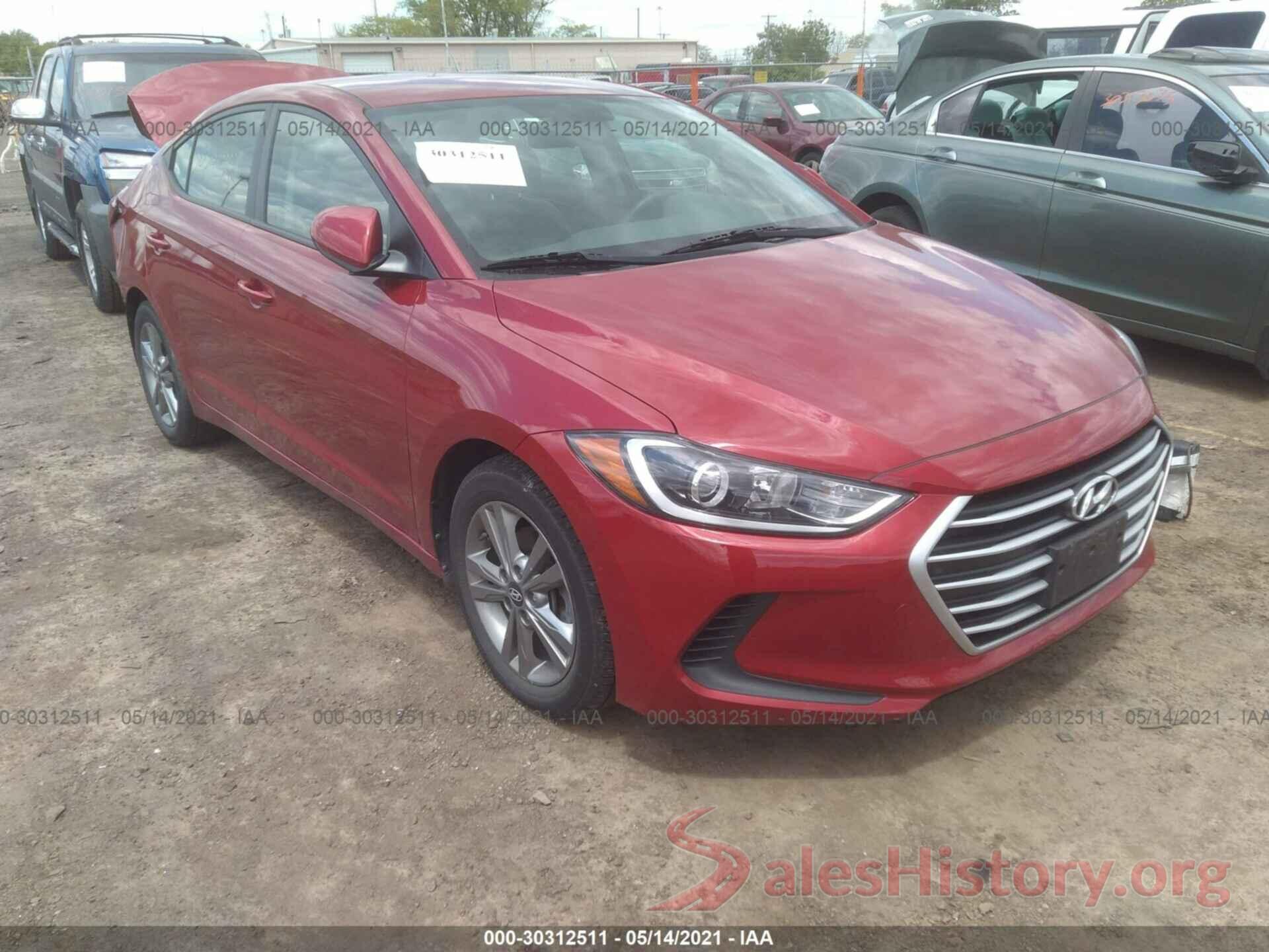 KMHD84LFXHU192500 2017 HYUNDAI ELANTRA