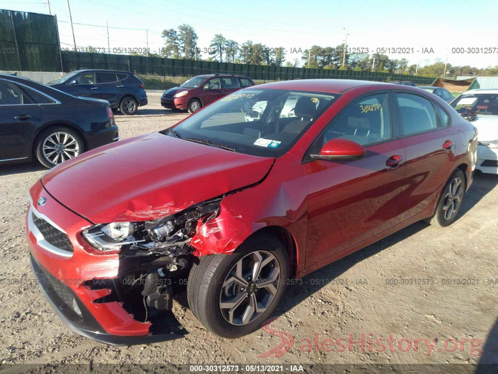 3KPF24AD4LE157376 2020 KIA FORTE