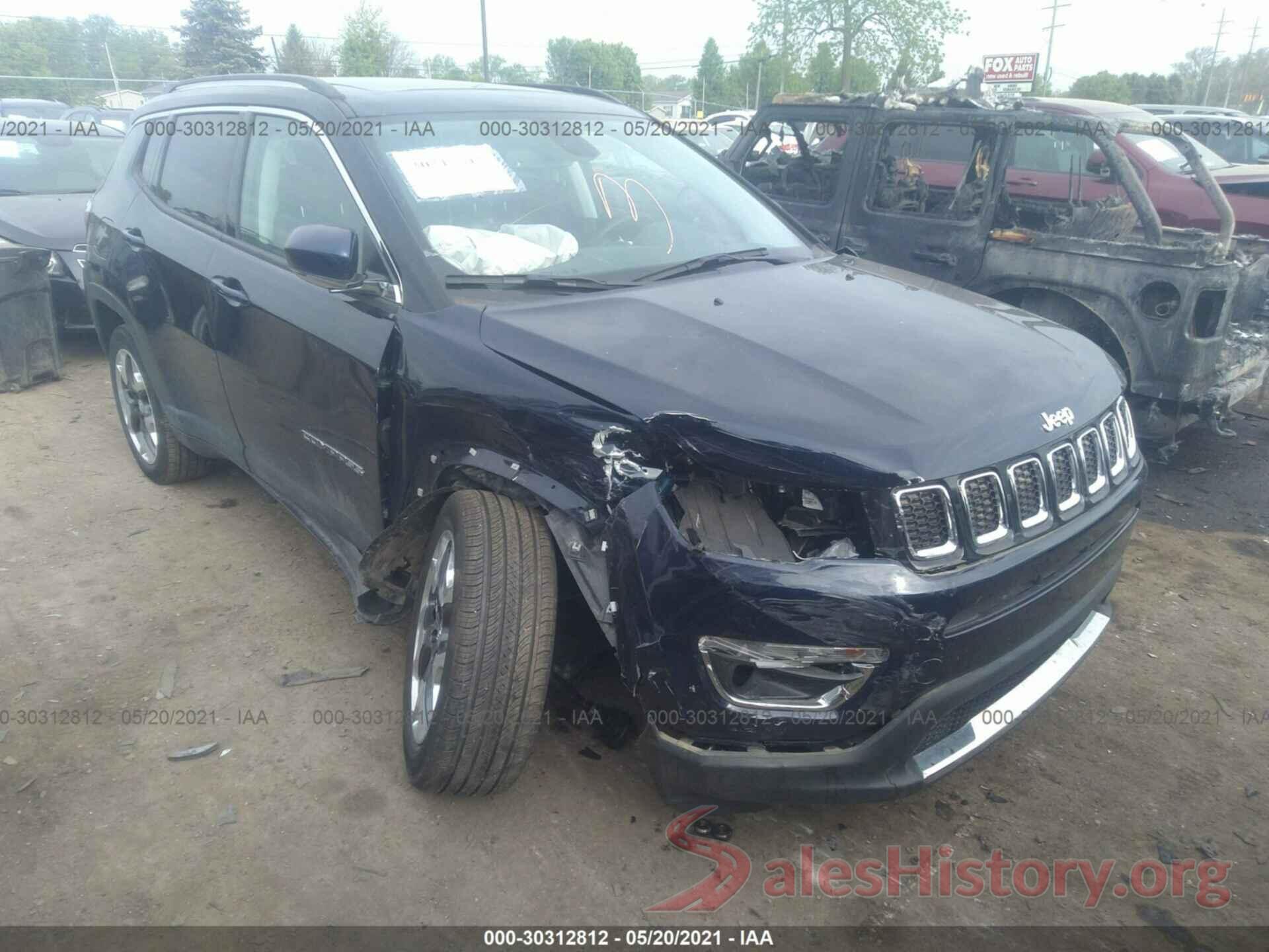 3C4NJDCB9KT638342 2019 JEEP COMPASS