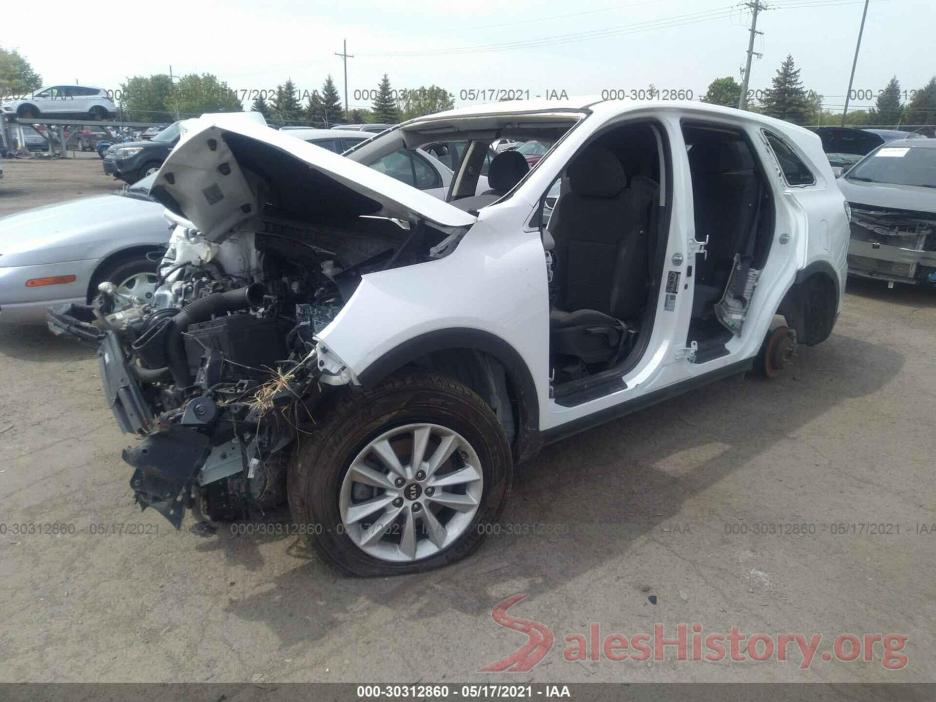 5XYPG4A33KG478288 2019 KIA SORENTO