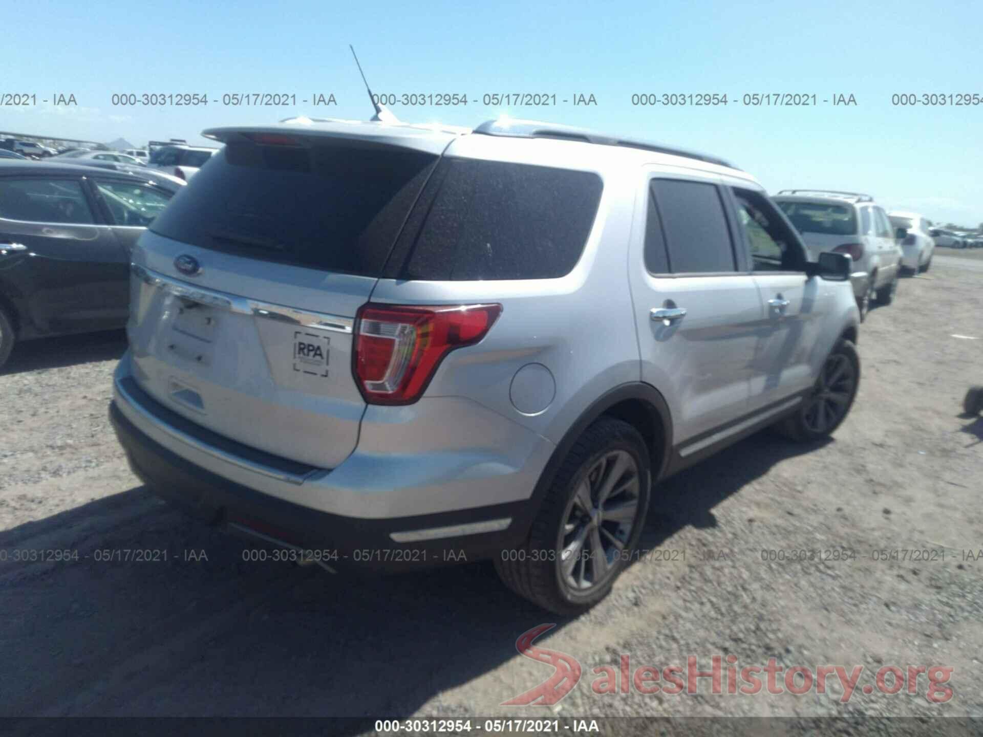 1FM5K7F81JGA36841 2018 FORD EXPLORER