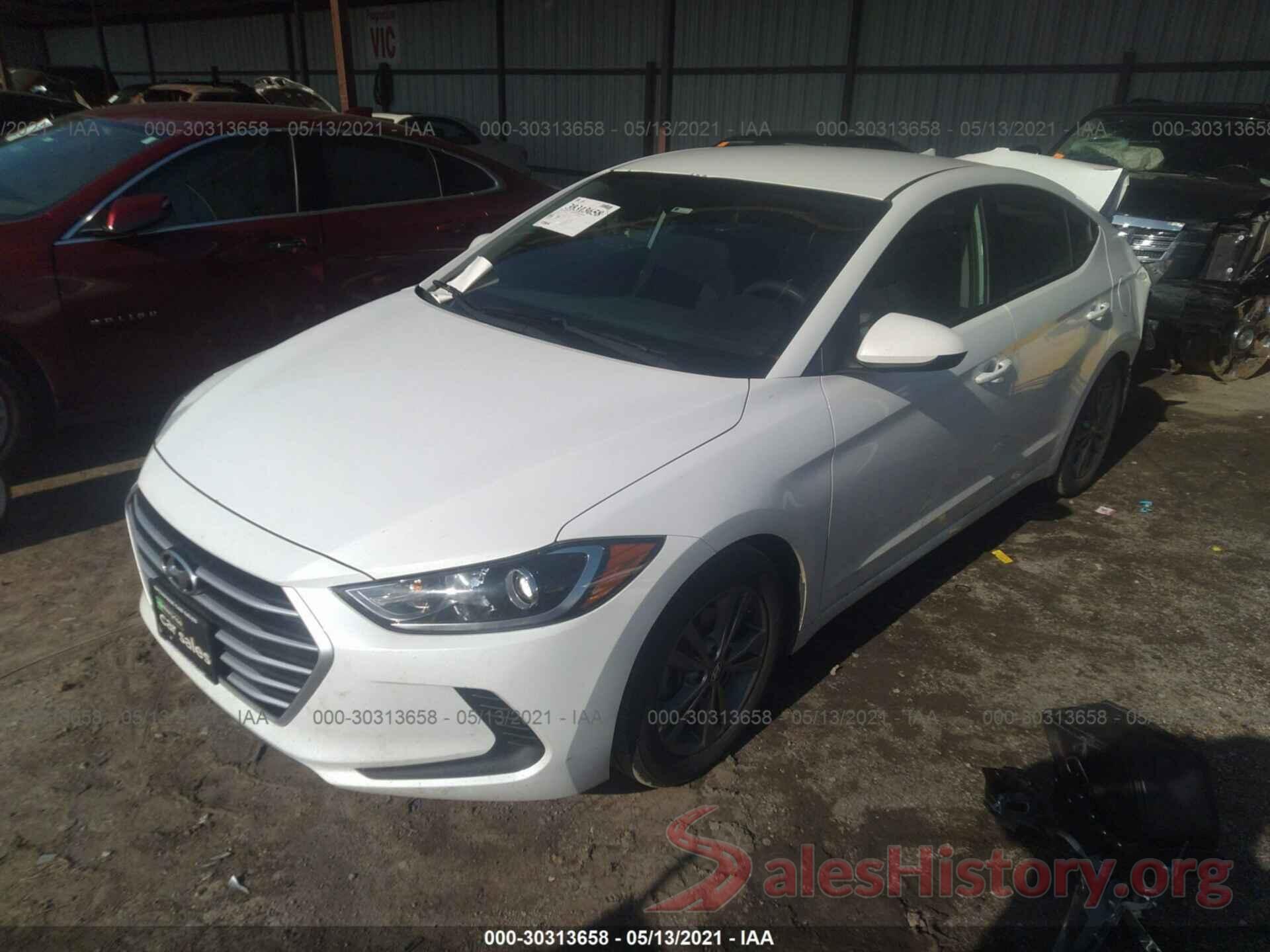 5NPD84LF2JH233593 2018 HYUNDAI ELANTRA