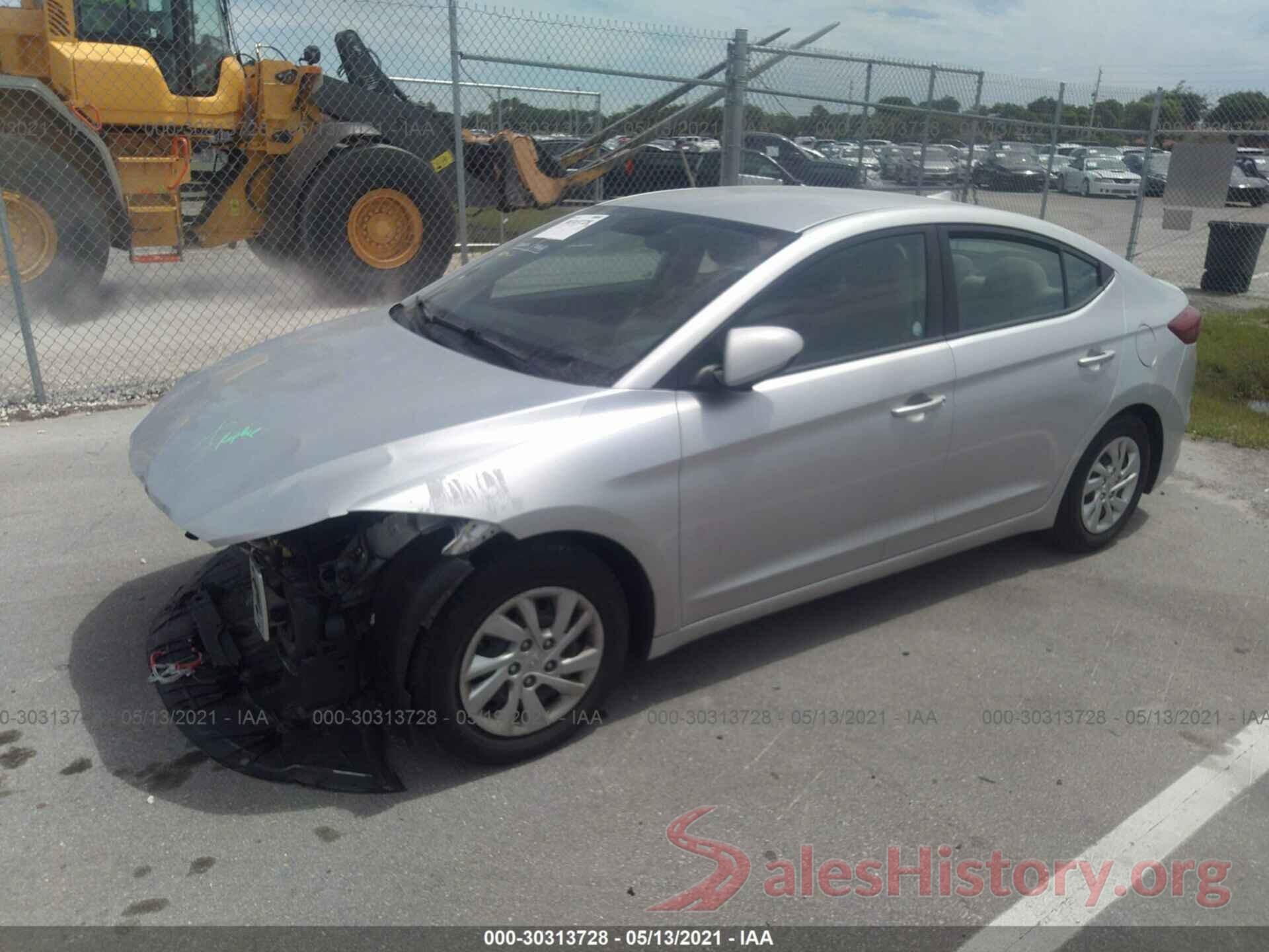 5NPD74LF9HH192778 2017 HYUNDAI ELANTRA