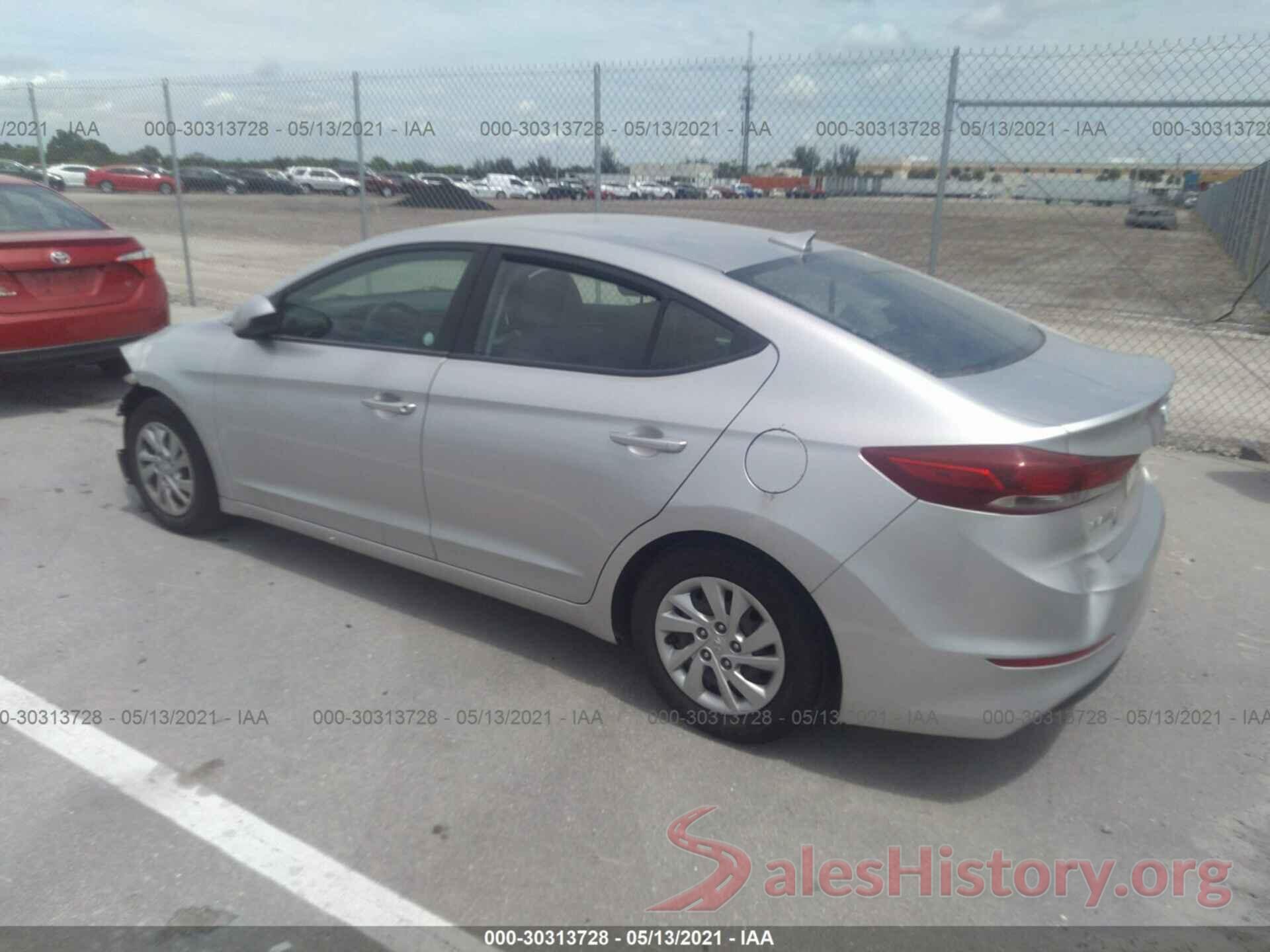 5NPD74LF9HH192778 2017 HYUNDAI ELANTRA