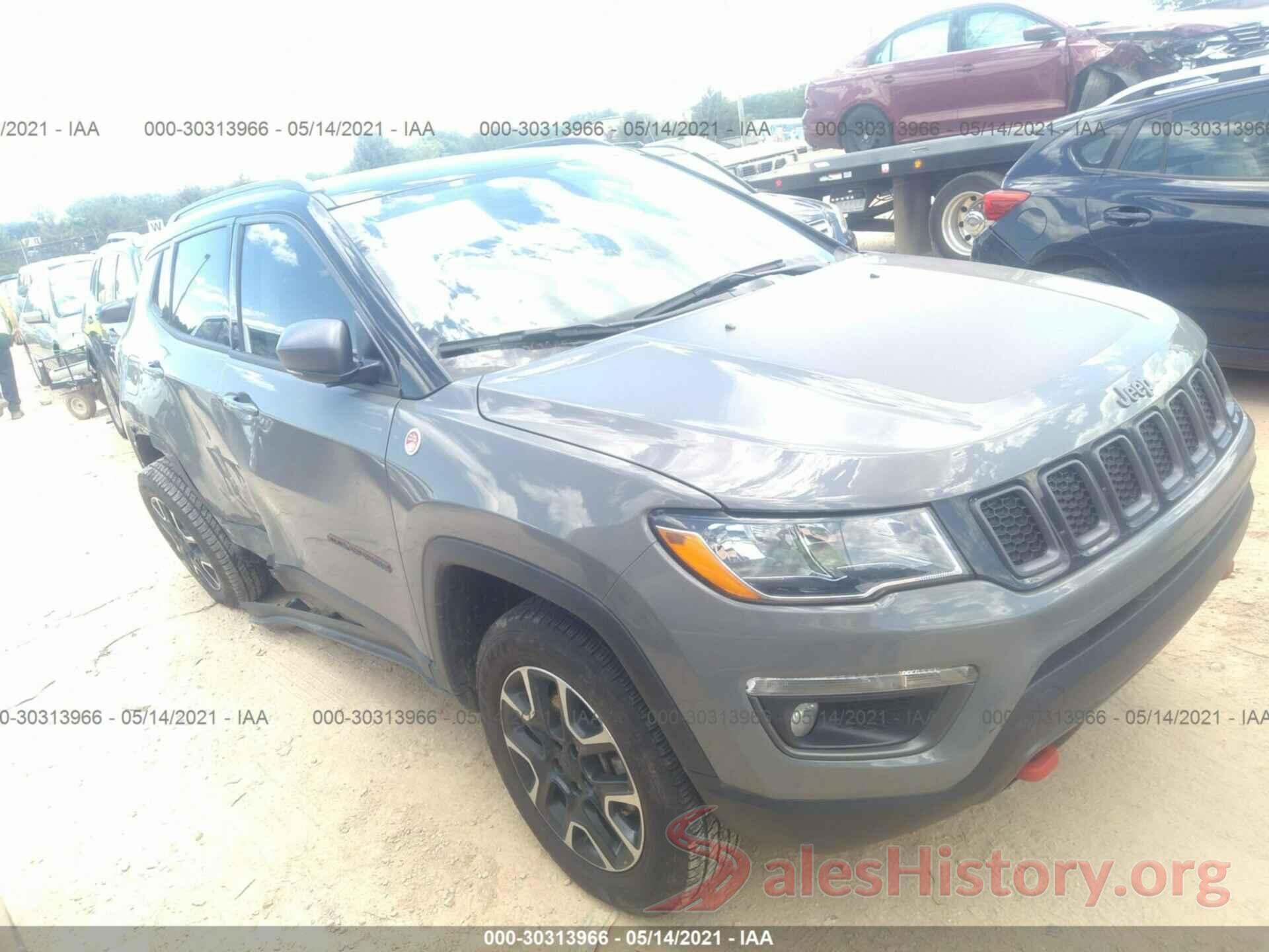 3C4NJDDB7LT116812 2020 JEEP COMPASS