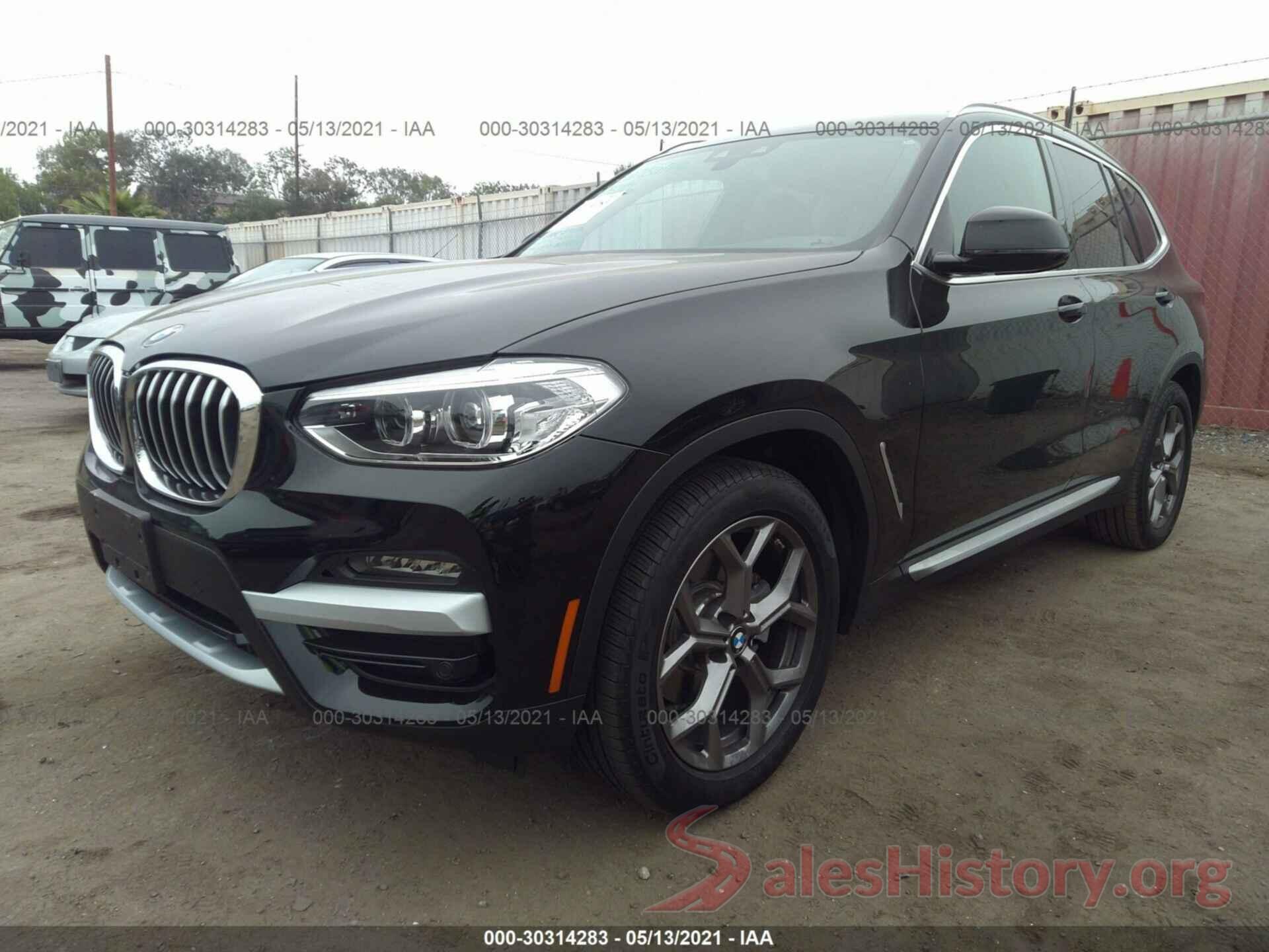 5UXTY3C01M9E27340 2021 BMW X3