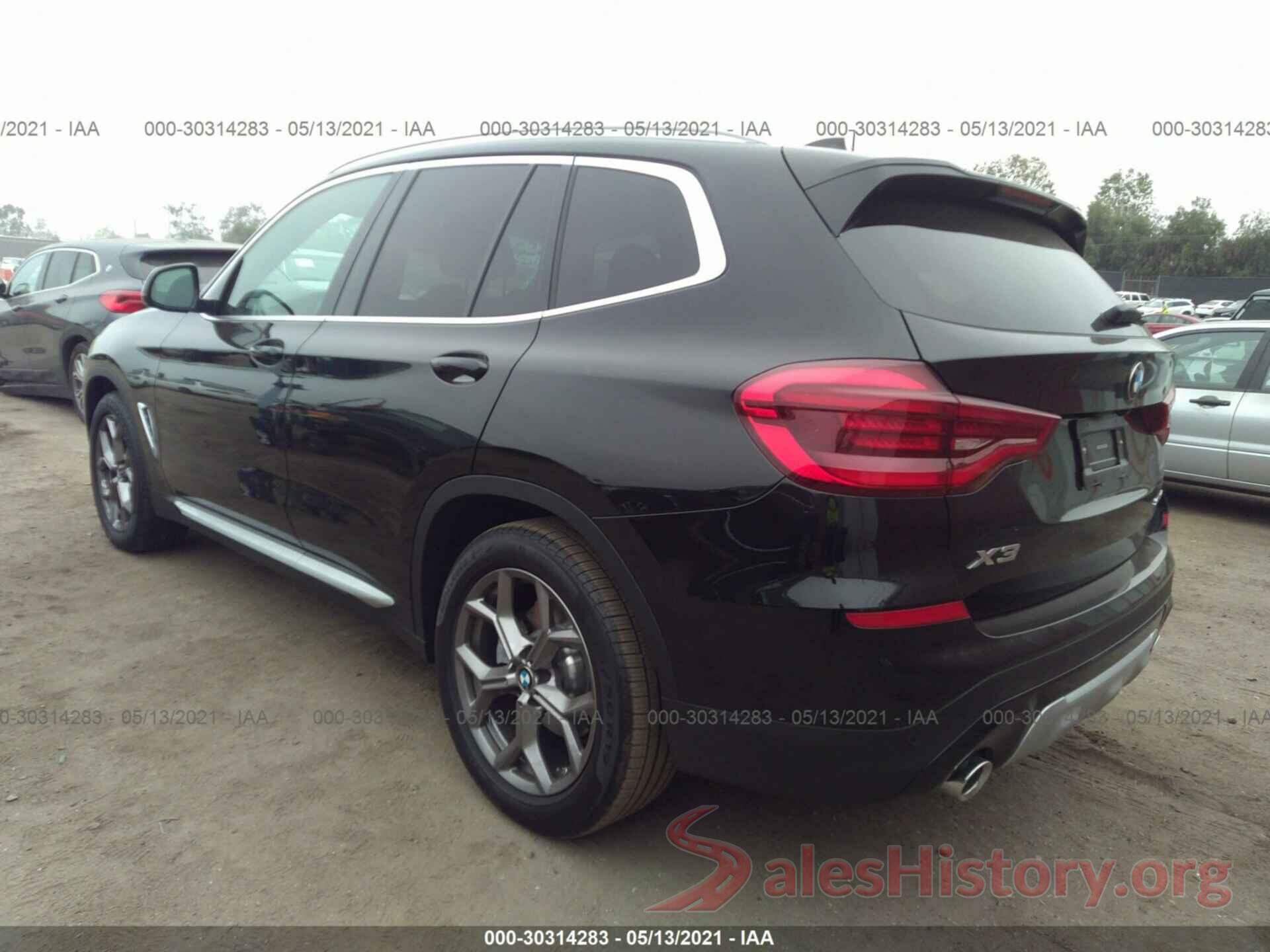 5UXTY3C01M9E27340 2021 BMW X3