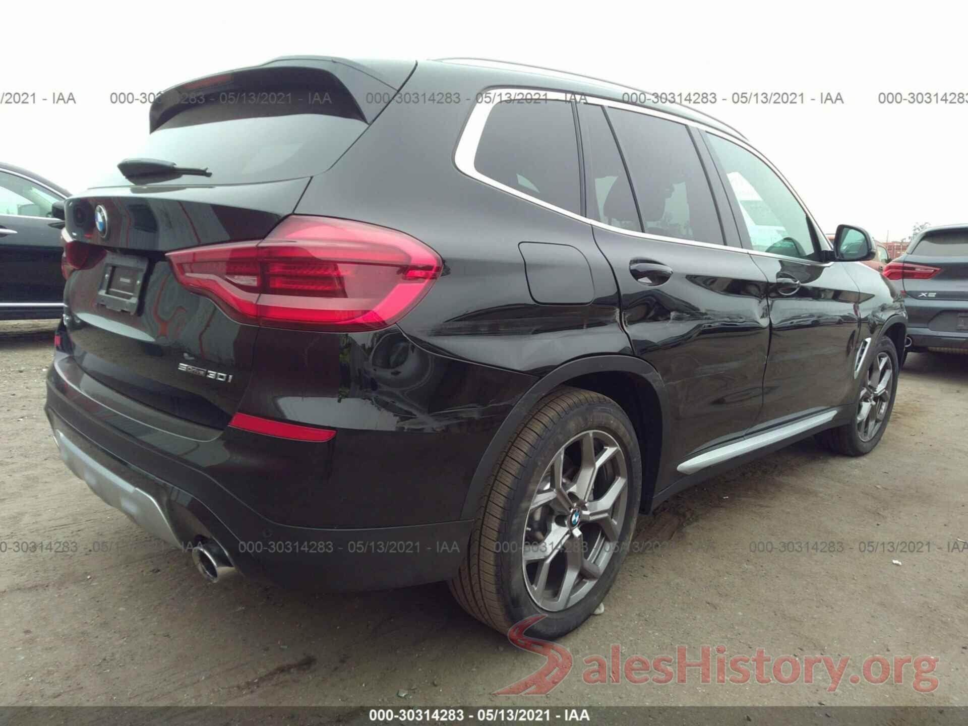 5UXTY3C01M9E27340 2021 BMW X3