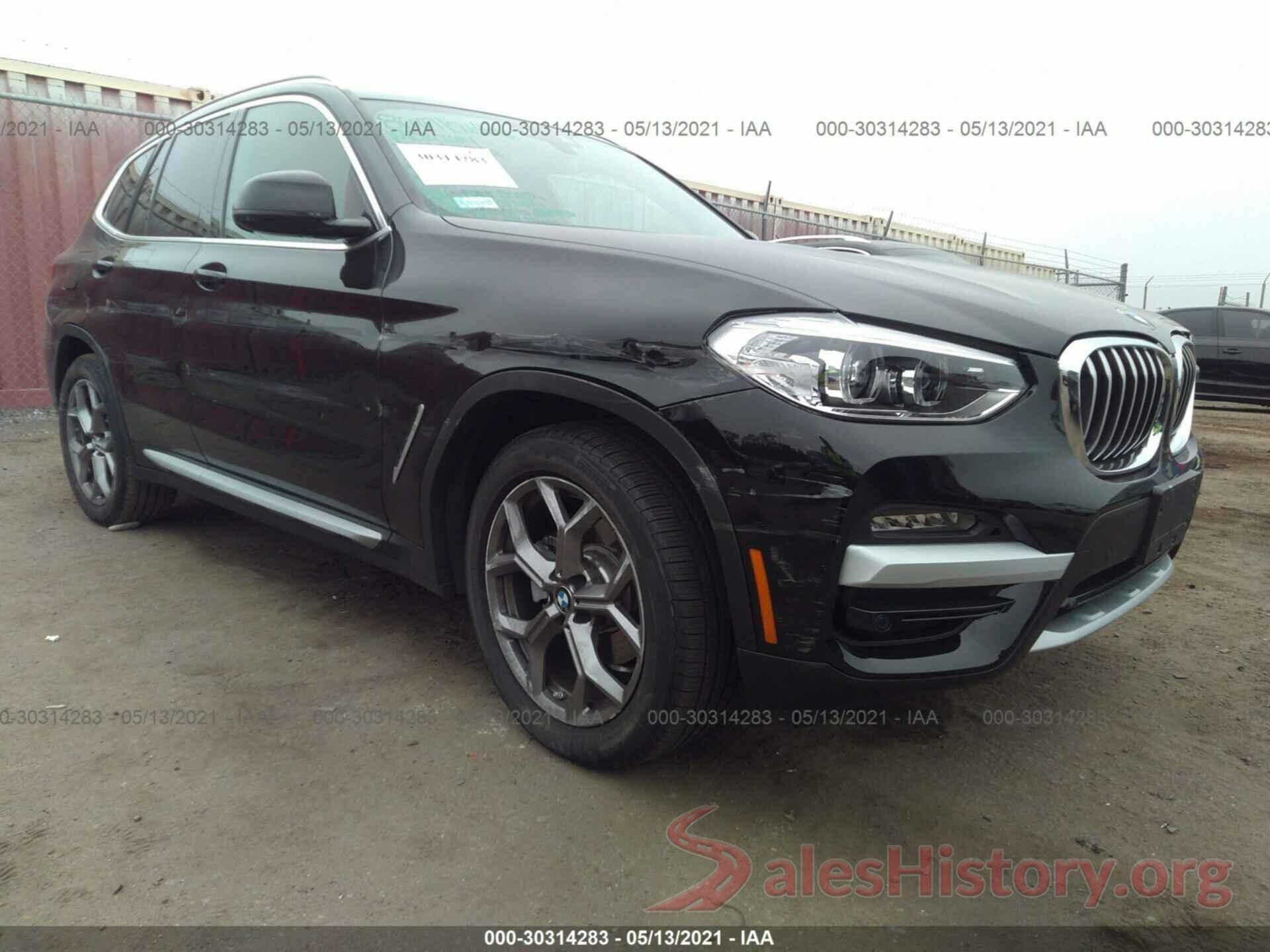 5UXTY3C01M9E27340 2021 BMW X3