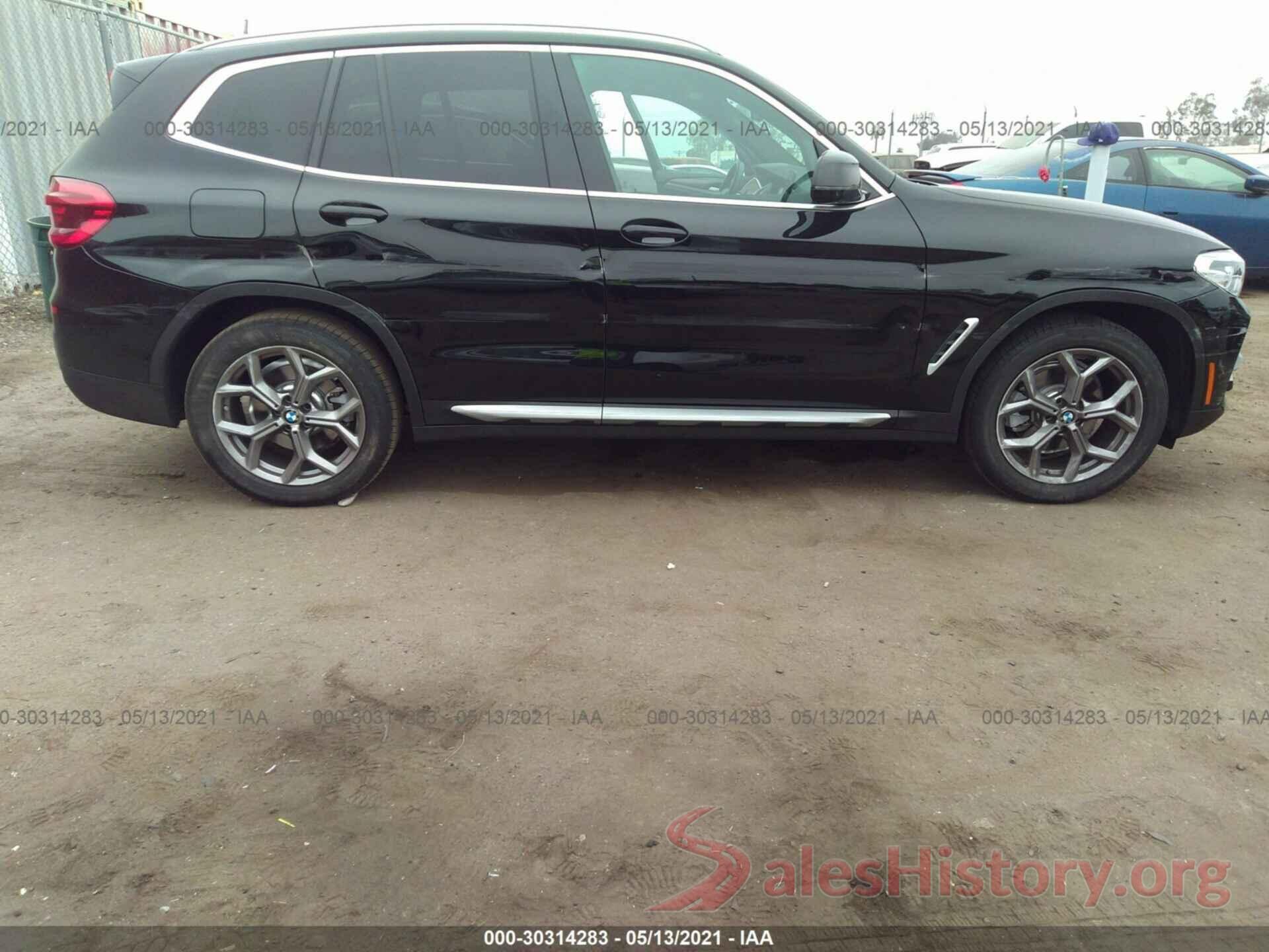 5UXTY3C01M9E27340 2021 BMW X3