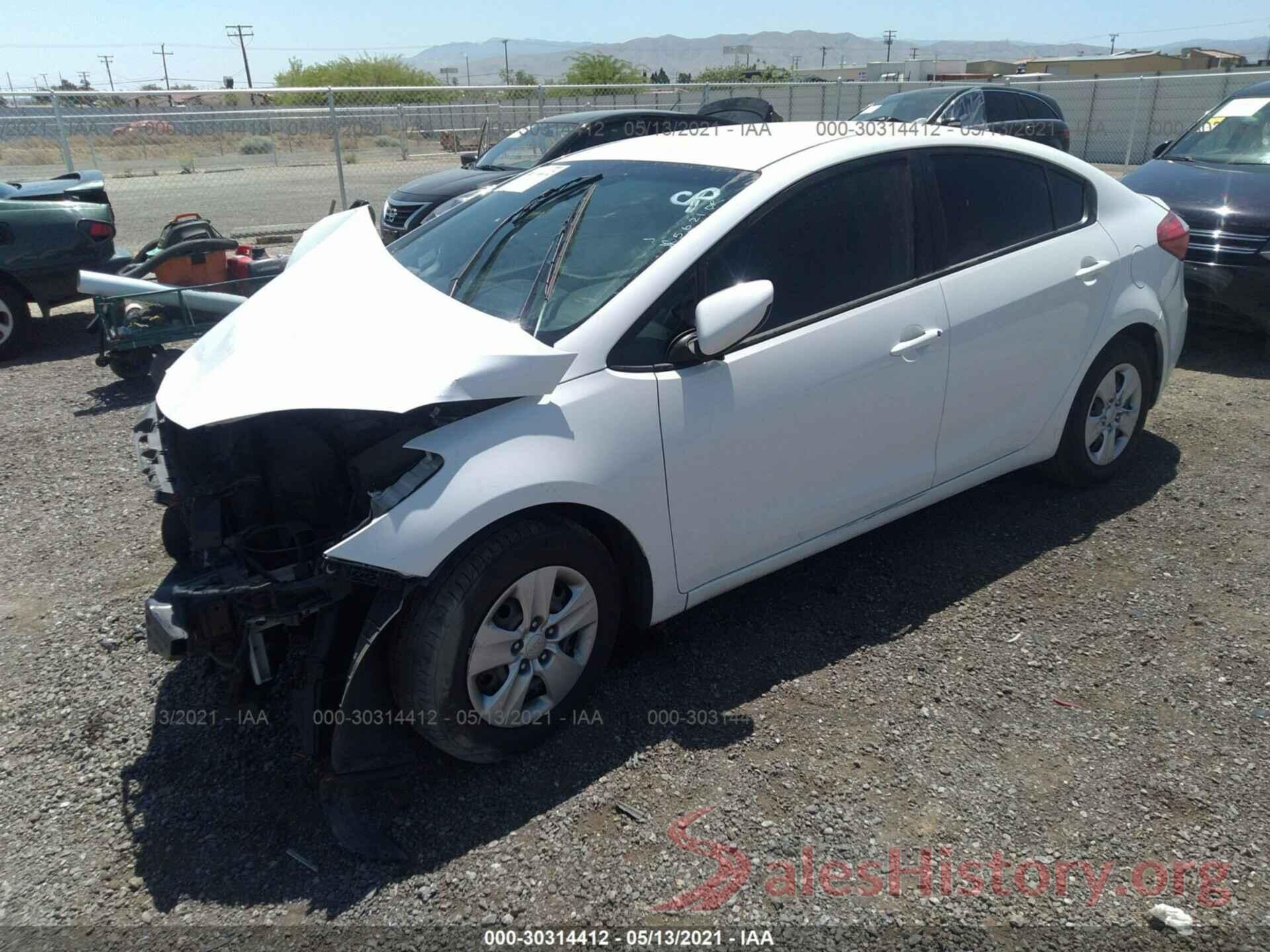 KNAFK4A60G5492828 2016 KIA FORTE