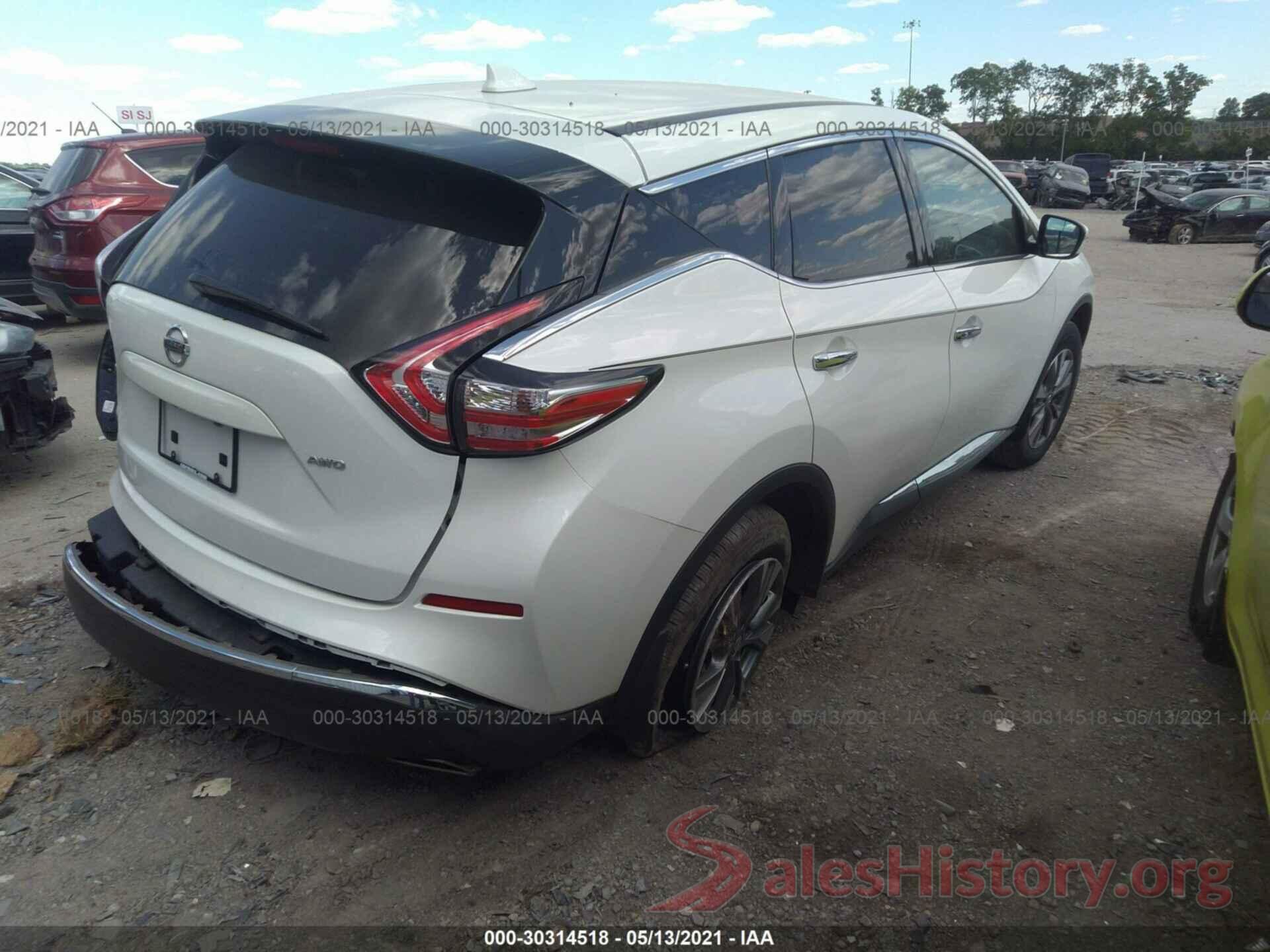 5N1AZ2MH9HN195578 2017 NISSAN MURANO